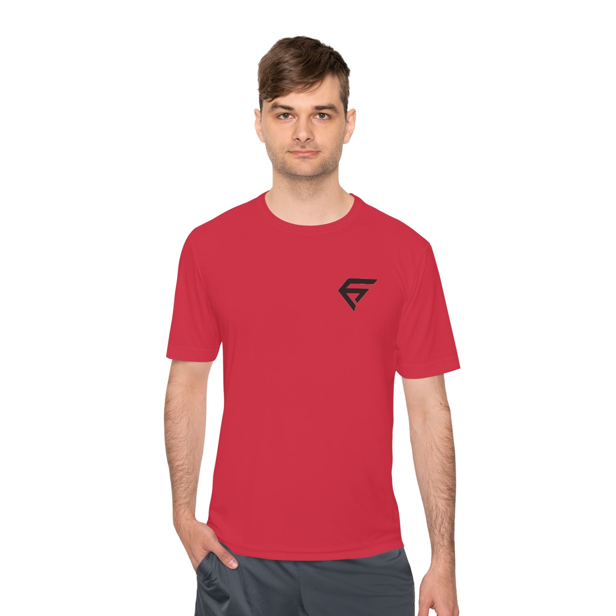 Performance Logo Tee — Moisture‑Wicking Athletic T‑Shirt