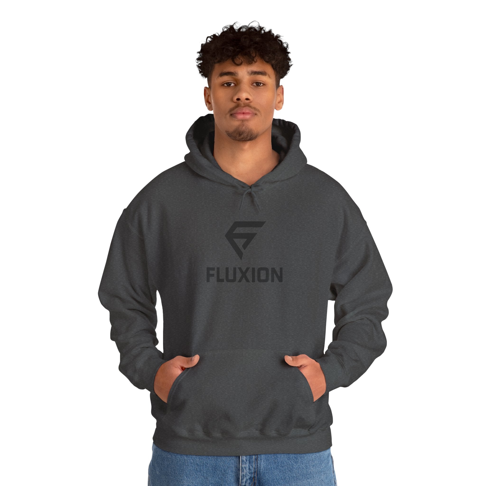 Fluxion Logo Hoodie — Minimal Tech Streetwear Pullover