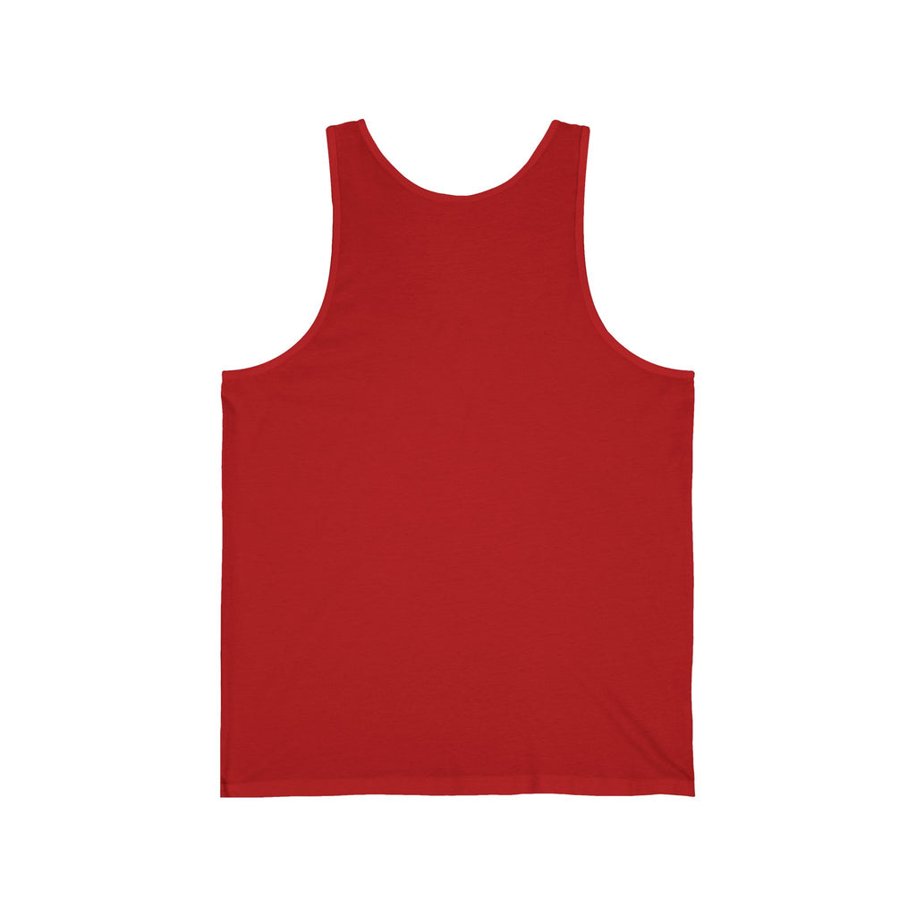 Spider Emblem Tank Top — Stylized Spider Logo with 'With Great Power Comes Great Responsibility' Text