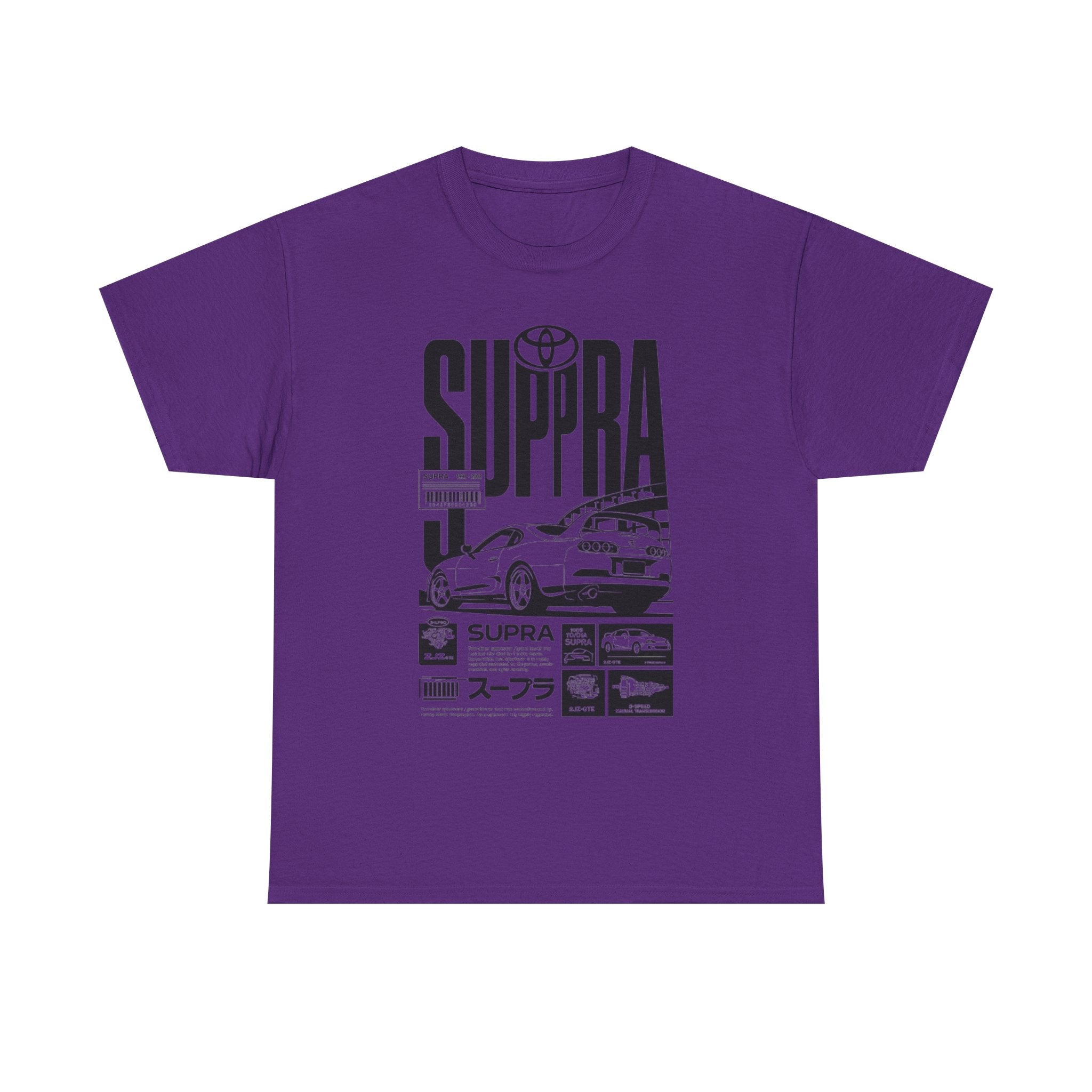 Supra Retro Racing Tee — Toyota Supra JDM Car Graphic T-Shirt