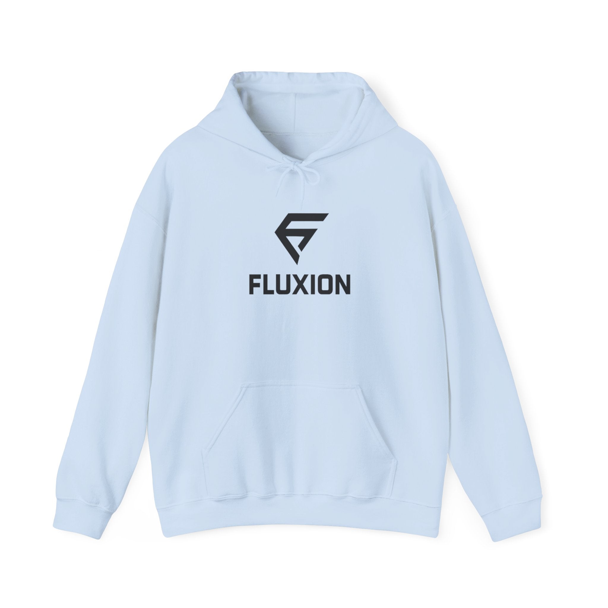 Fluxion Logo Hoodie — Minimal Tech Streetwear Pullover