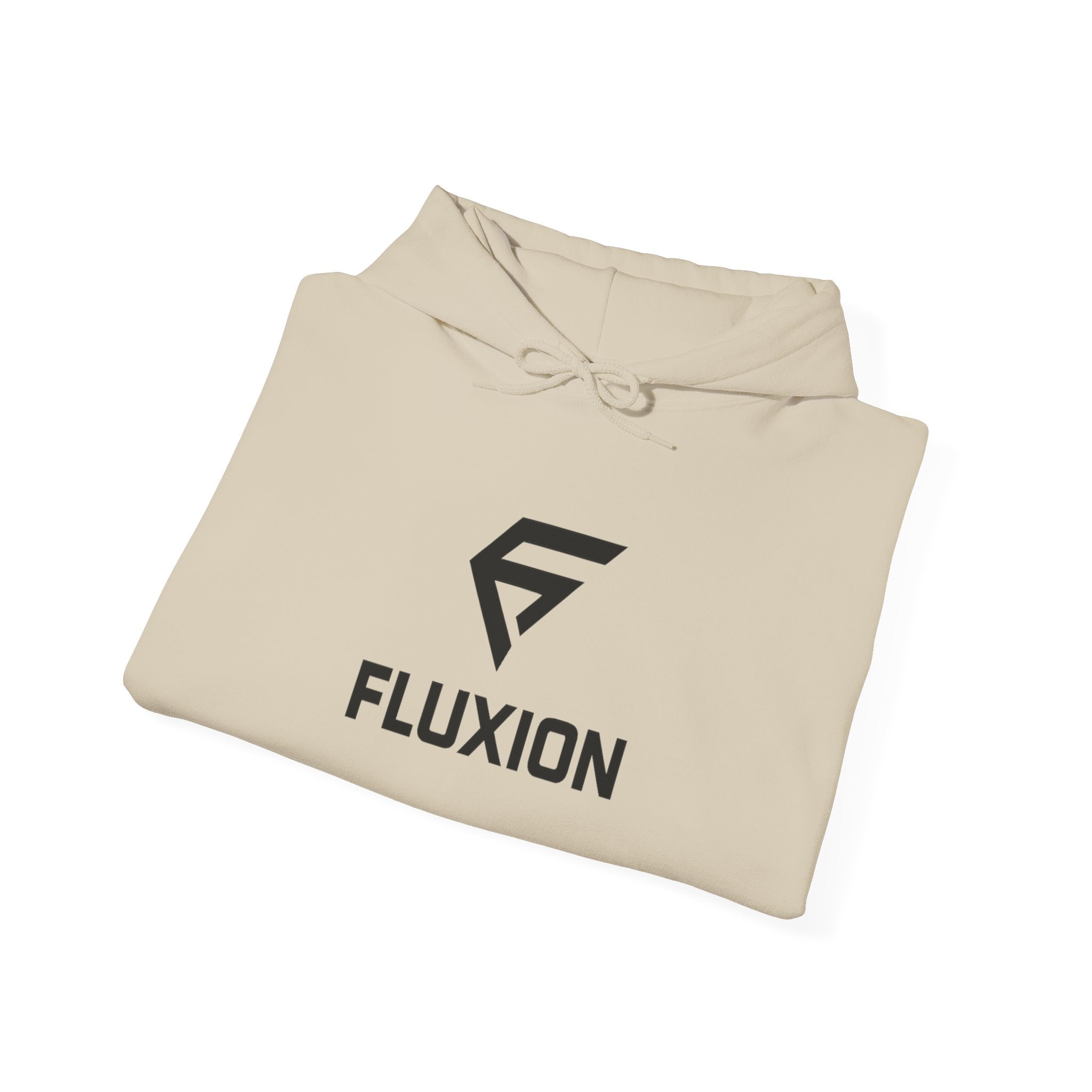 Fluxion Logo Hoodie — Minimal Tech Streetwear Pullover