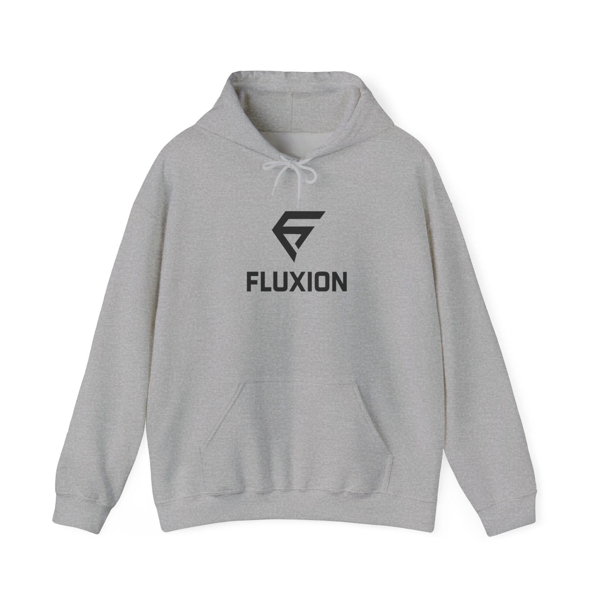 Fluxion Logo Hoodie — Minimal Tech Streetwear Pullover