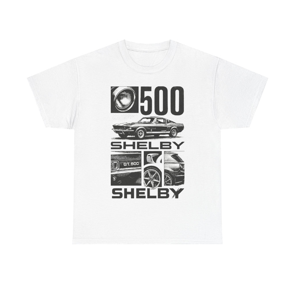 Classic Car Enthusiast Tee, Vintage Ride Shirt, Shelby GT500 Apparel, Automotive Gift, Unisex Cotton Tee