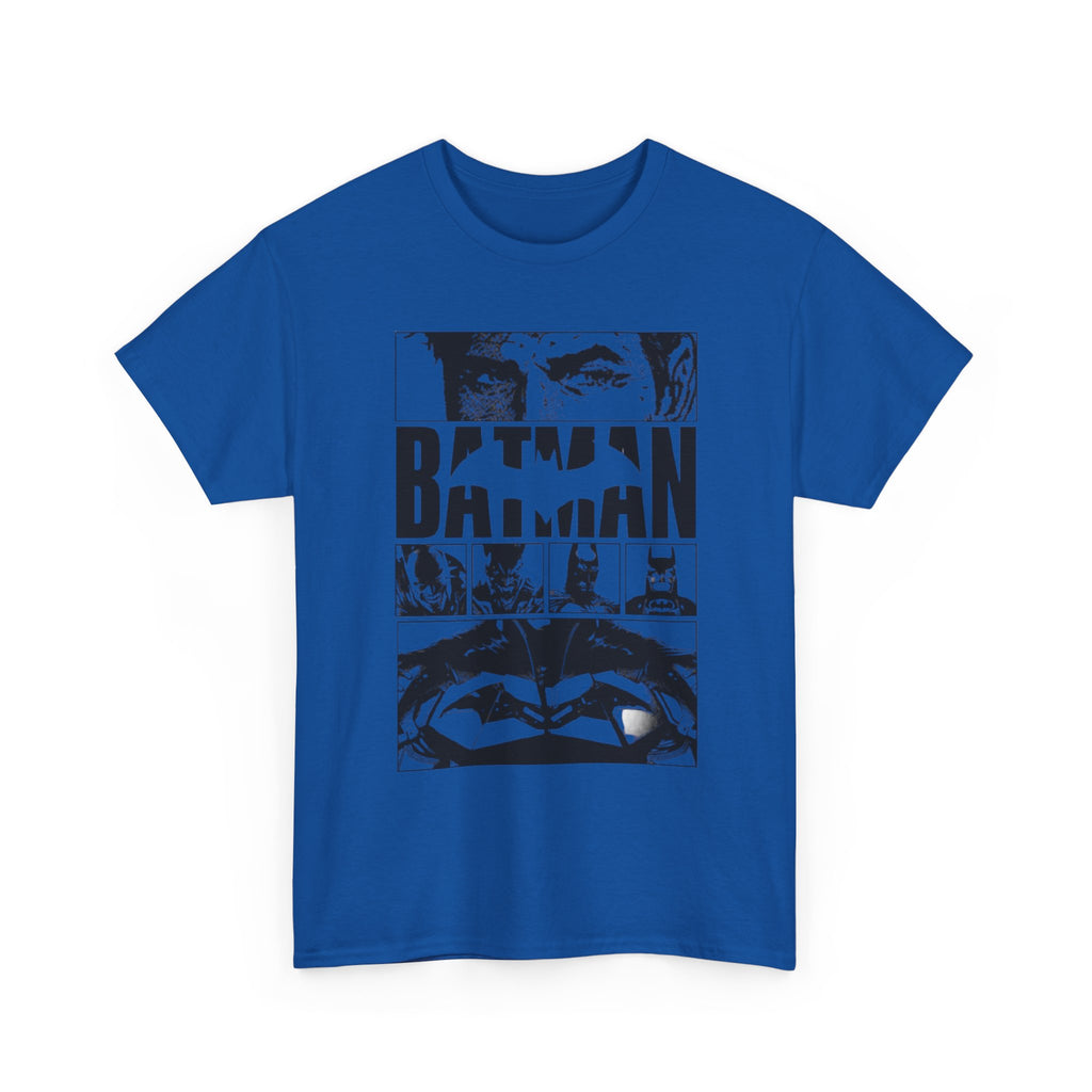 Batman Graphic Tee - Black & White Comic Panel Design