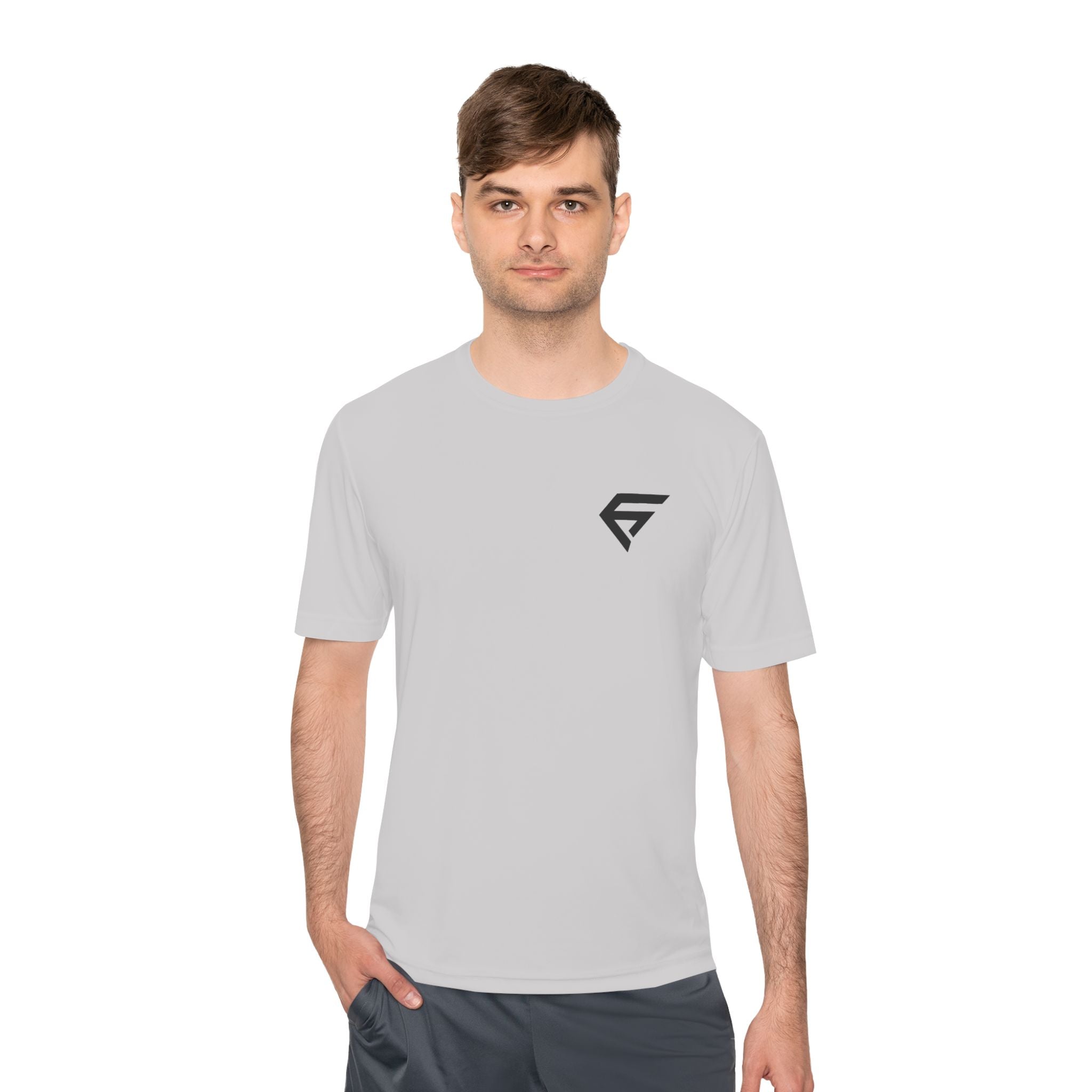 Performance Logo Tee — Moisture‑Wicking Athletic T‑Shirt