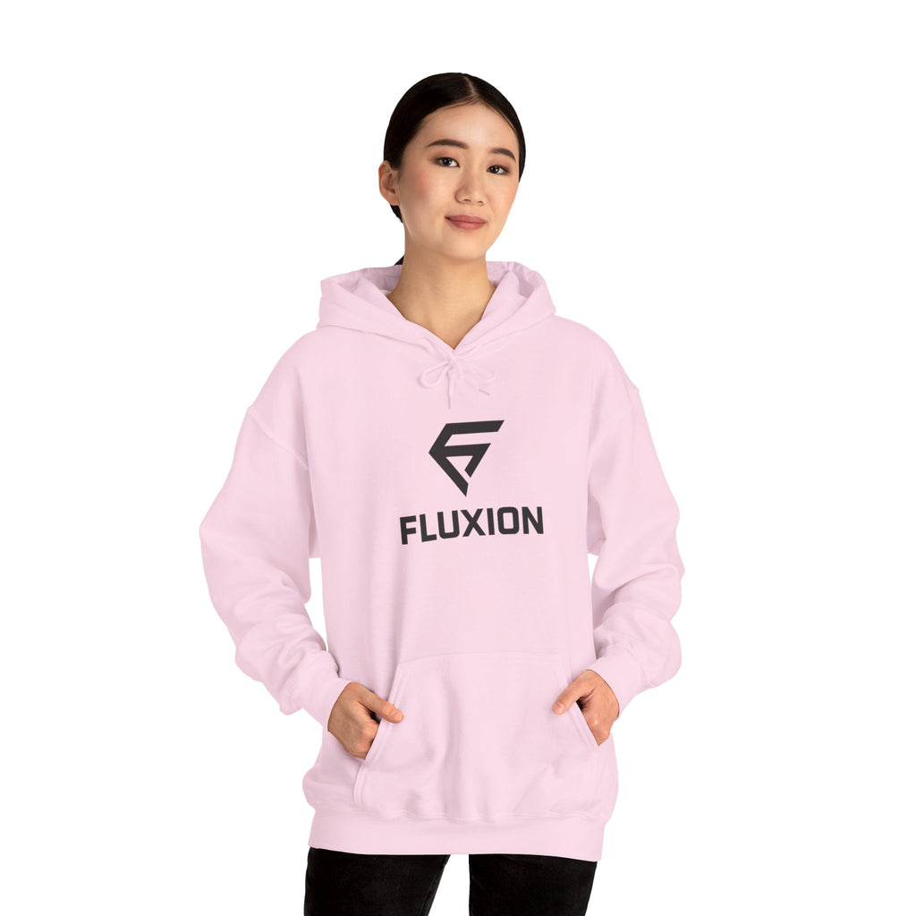 Fluxion Logo Hoodie — Minimal Tech Streetwear Pullover