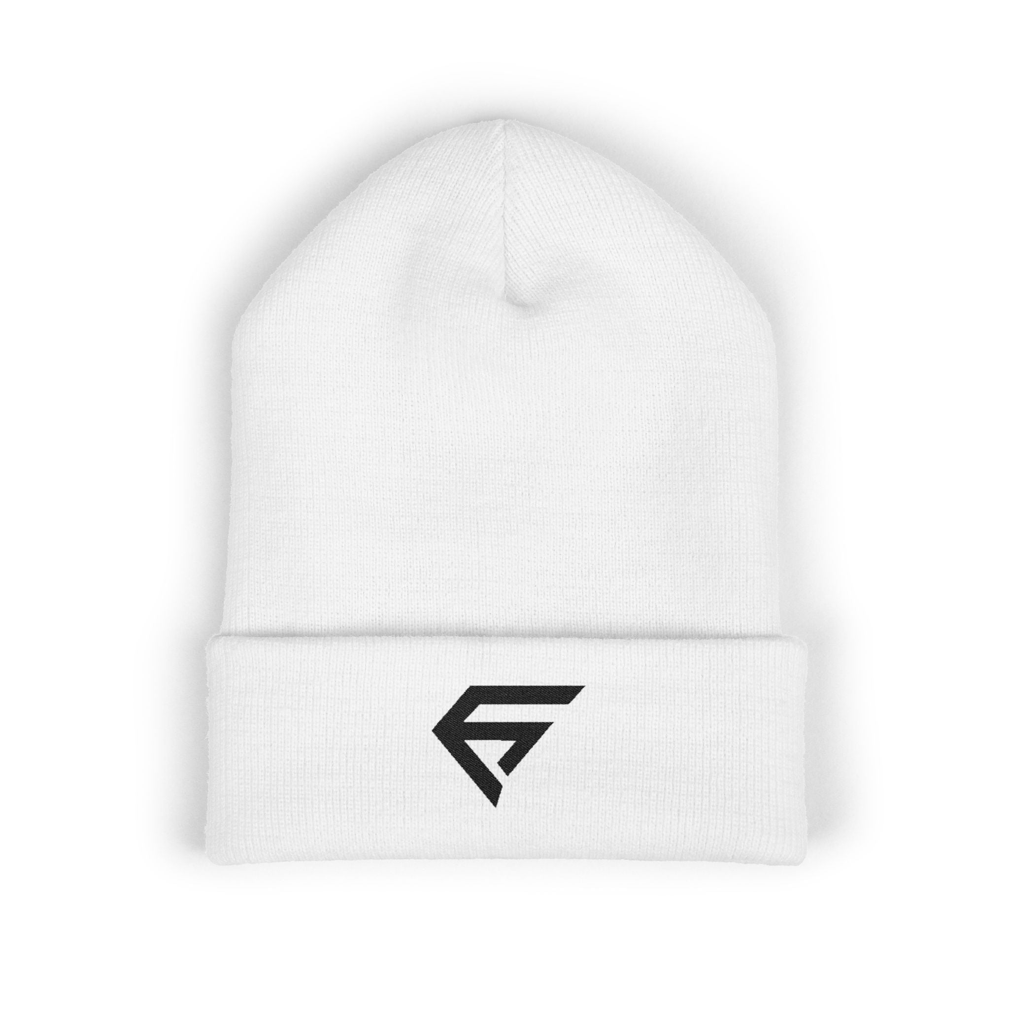 Embroidered Minimal Logo Cuffed Beanie