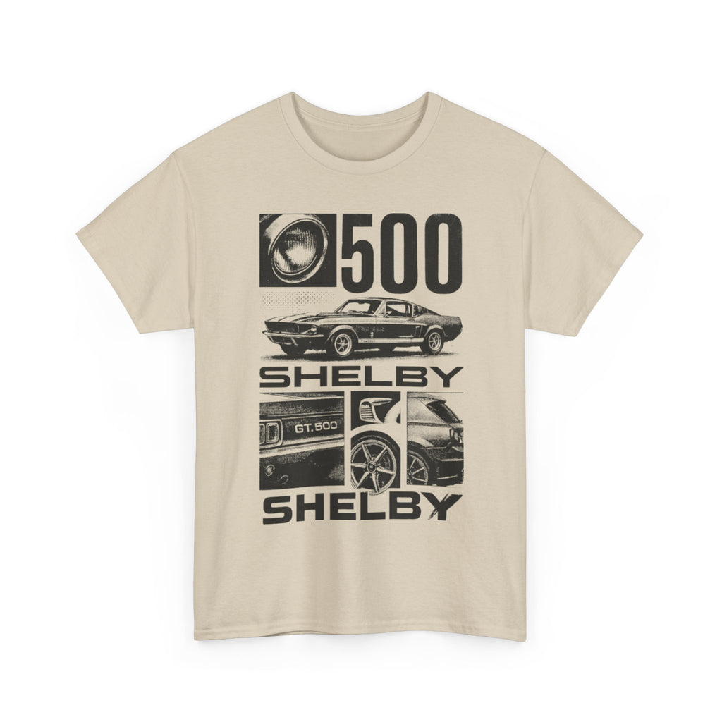 Classic Car Enthusiast Tee, Vintage Ride Shirt, Shelby GT500 Apparel, Automotive Gift, Unisex Cotton Tee