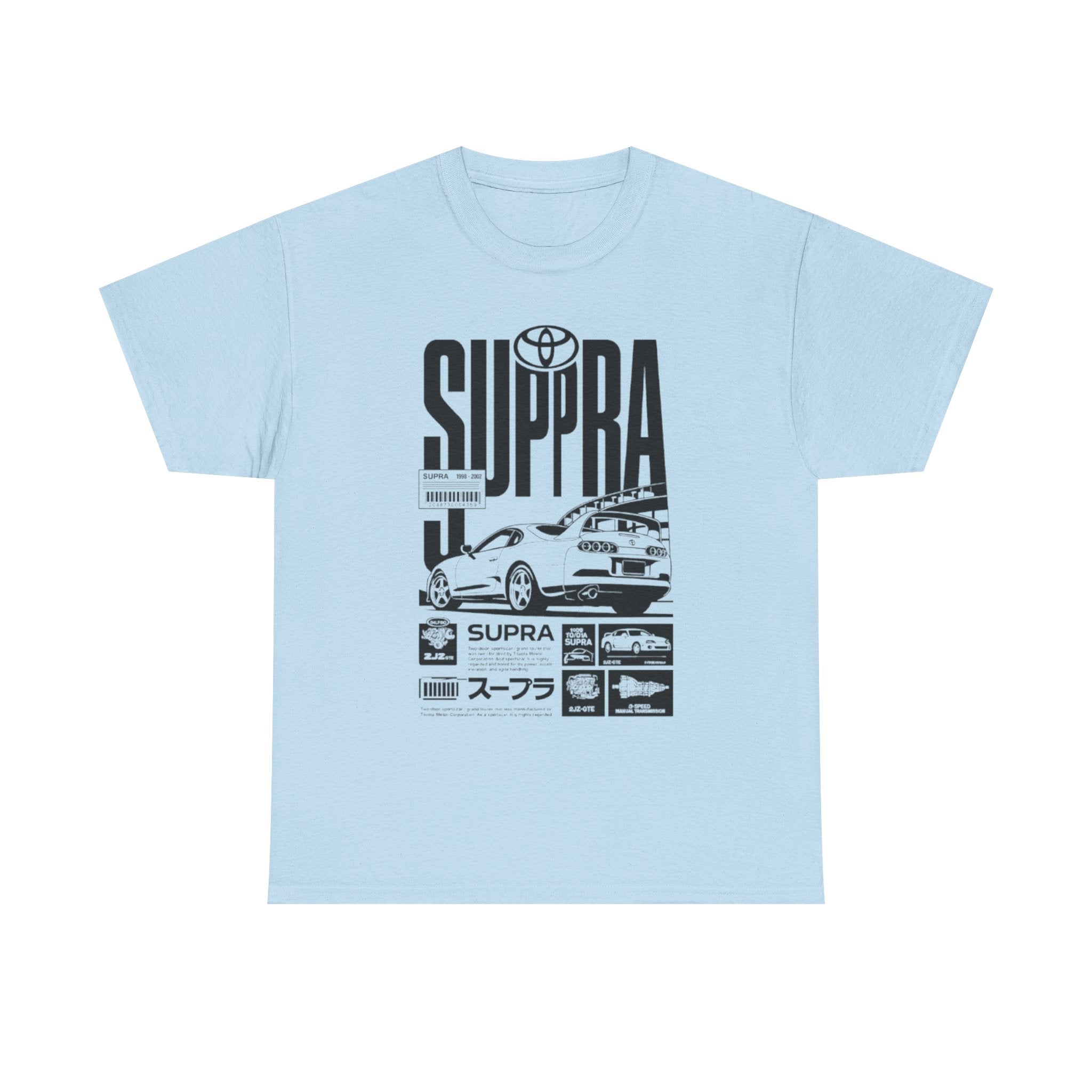 Supra Retro Racing Tee — Toyota Supra JDM Car Graphic T-Shirt