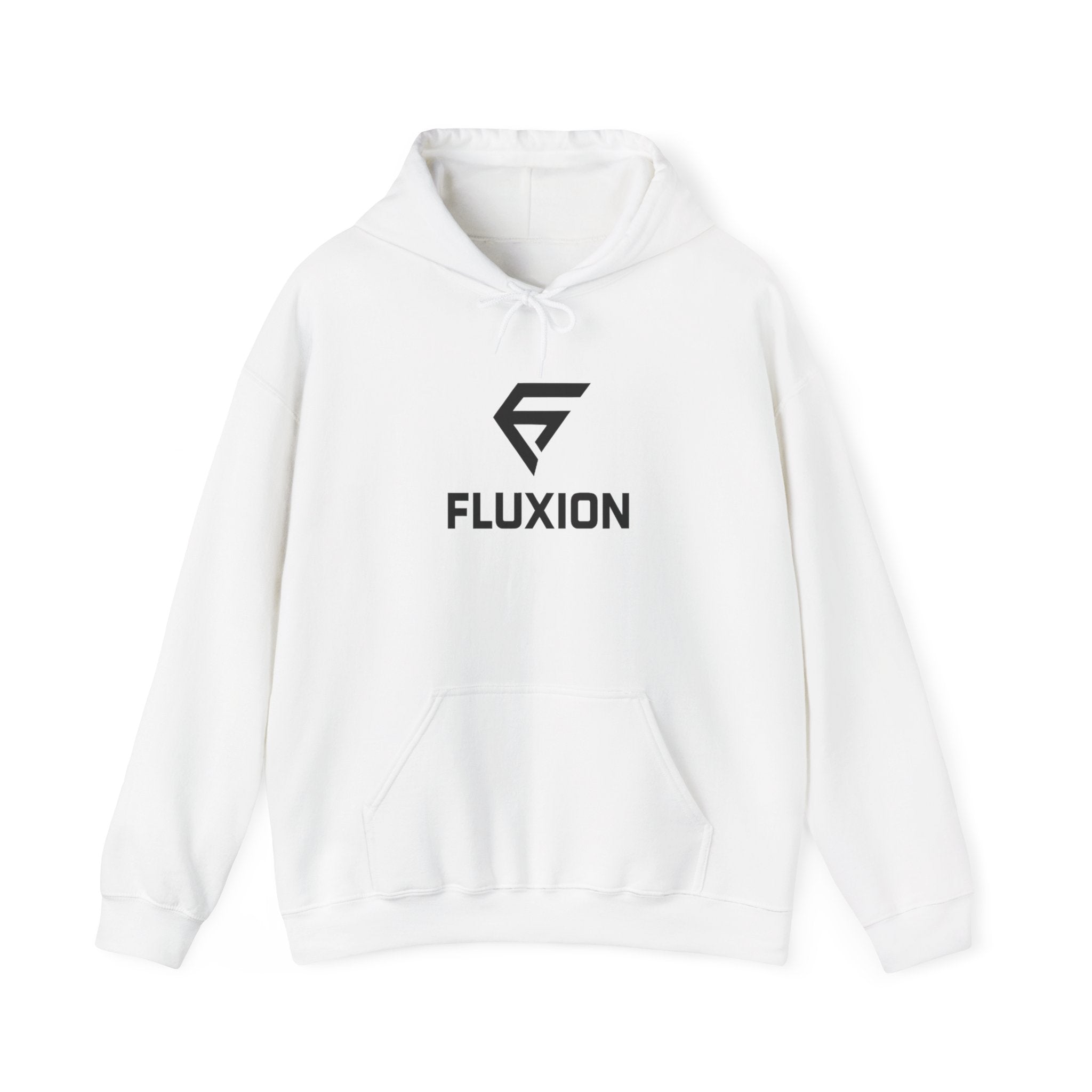 Fluxion Logo Hoodie — Minimal Tech Streetwear Pullover
