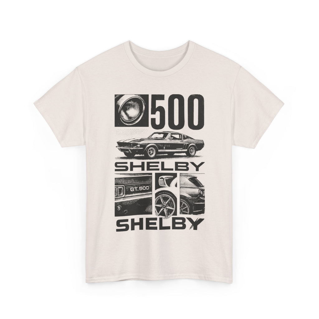 Classic Car Enthusiast Tee, Vintage Ride Shirt, Shelby GT500 Apparel, Automotive Gift, Unisex Cotton Tee