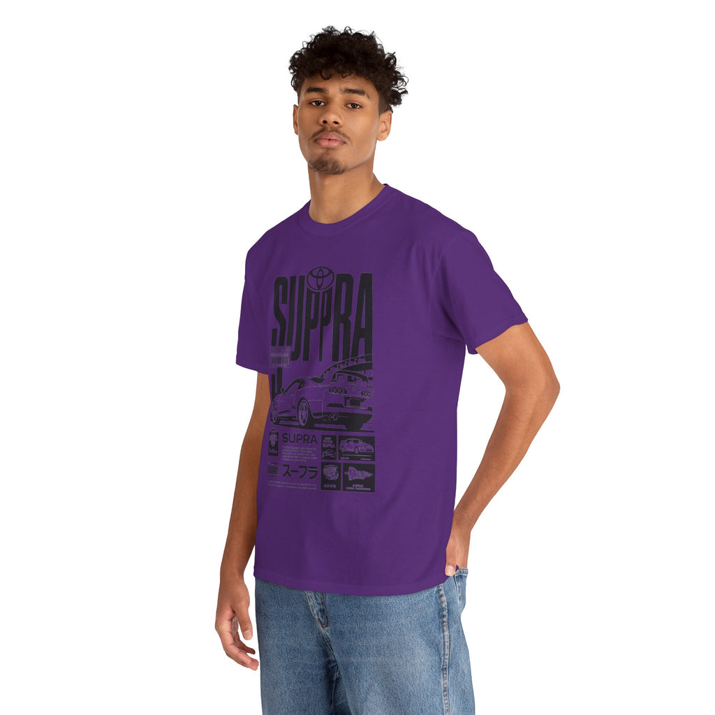 Supra Retro Racing Tee — Toyota Supra JDM Car Graphic T-Shirt