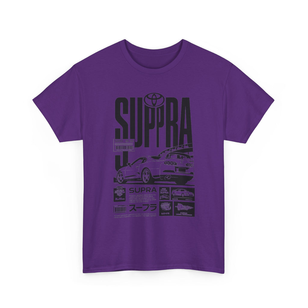 Supra Retro Racing Tee — Toyota Supra JDM Car Graphic T-Shirt