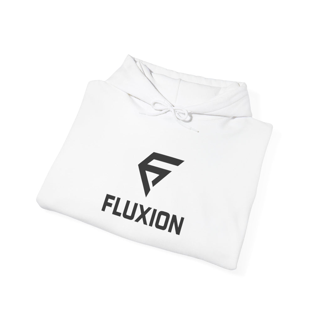 Fluxion Logo Hoodie — Minimal Tech Streetwear Pullover
