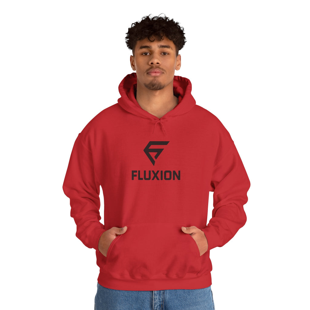Fluxion Logo Hoodie — Minimal Tech Streetwear Pullover