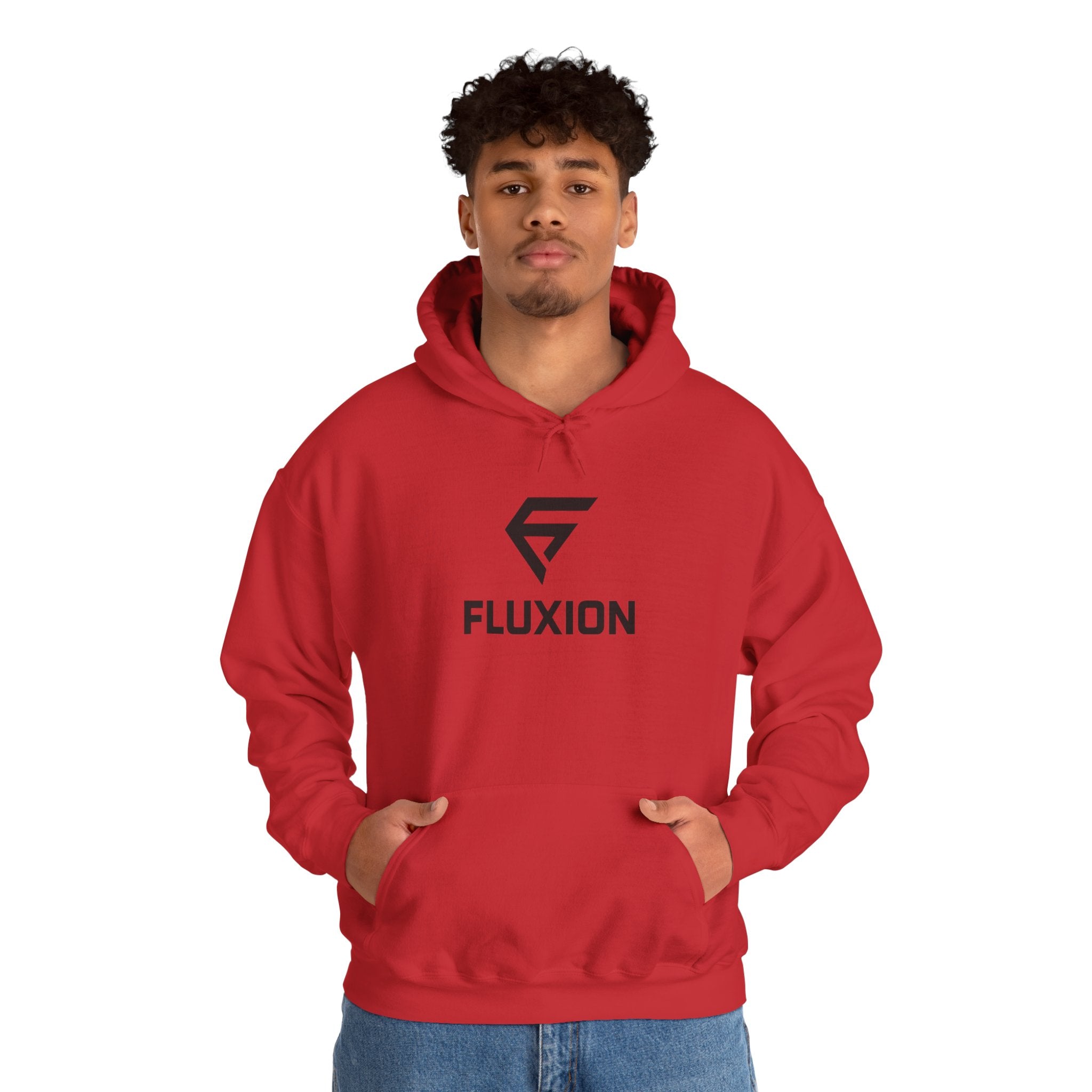 Fluxion Logo Hoodie — Minimal Tech Streetwear Pullover