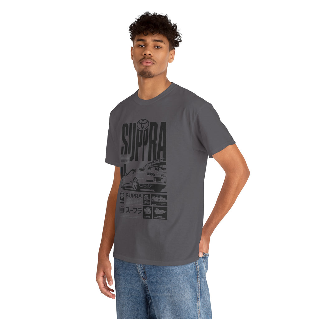 Supra Retro Racing Tee — Toyota Supra JDM Car Graphic T-Shirt