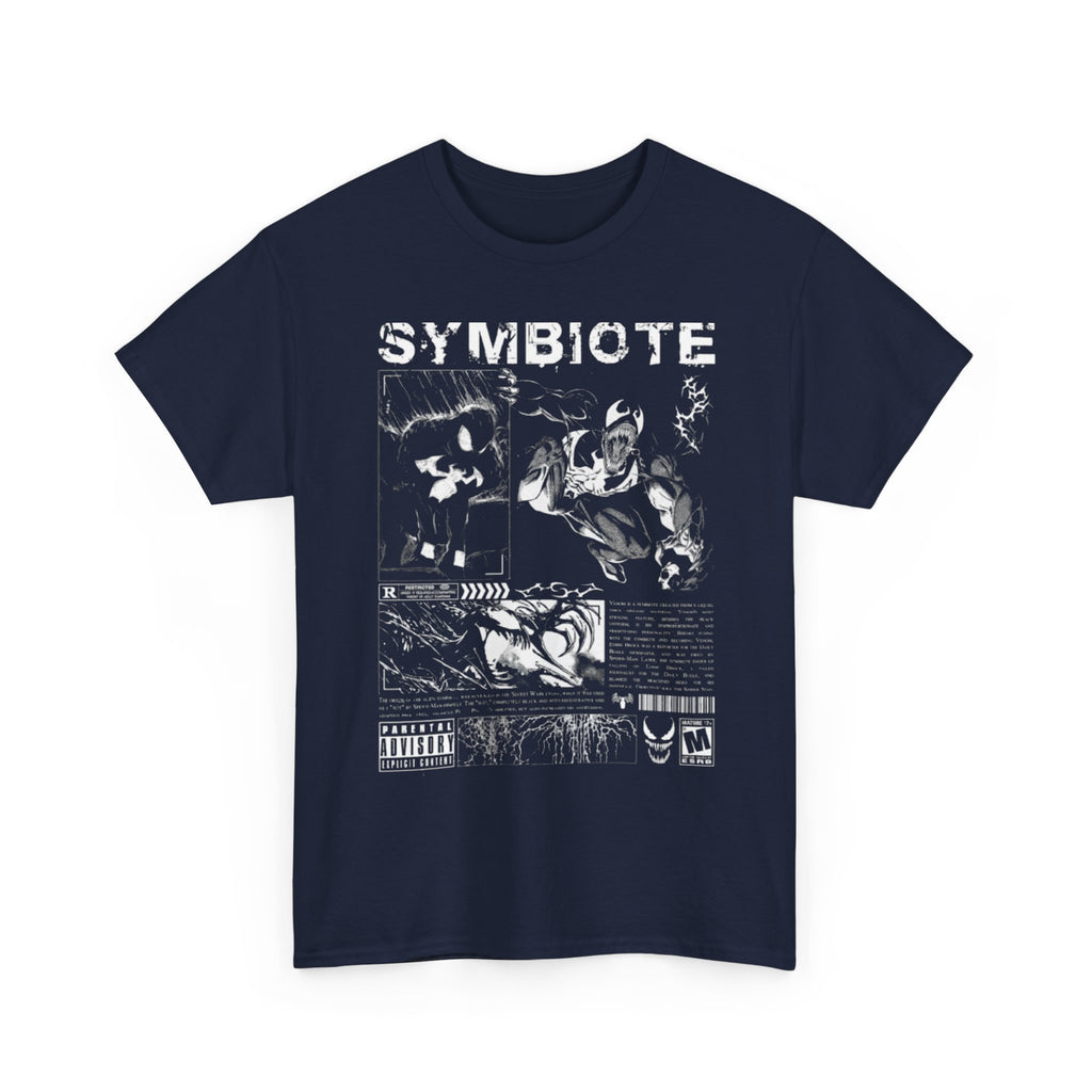 Symbiote Graphic Tee — Black Comic Horror Shirt