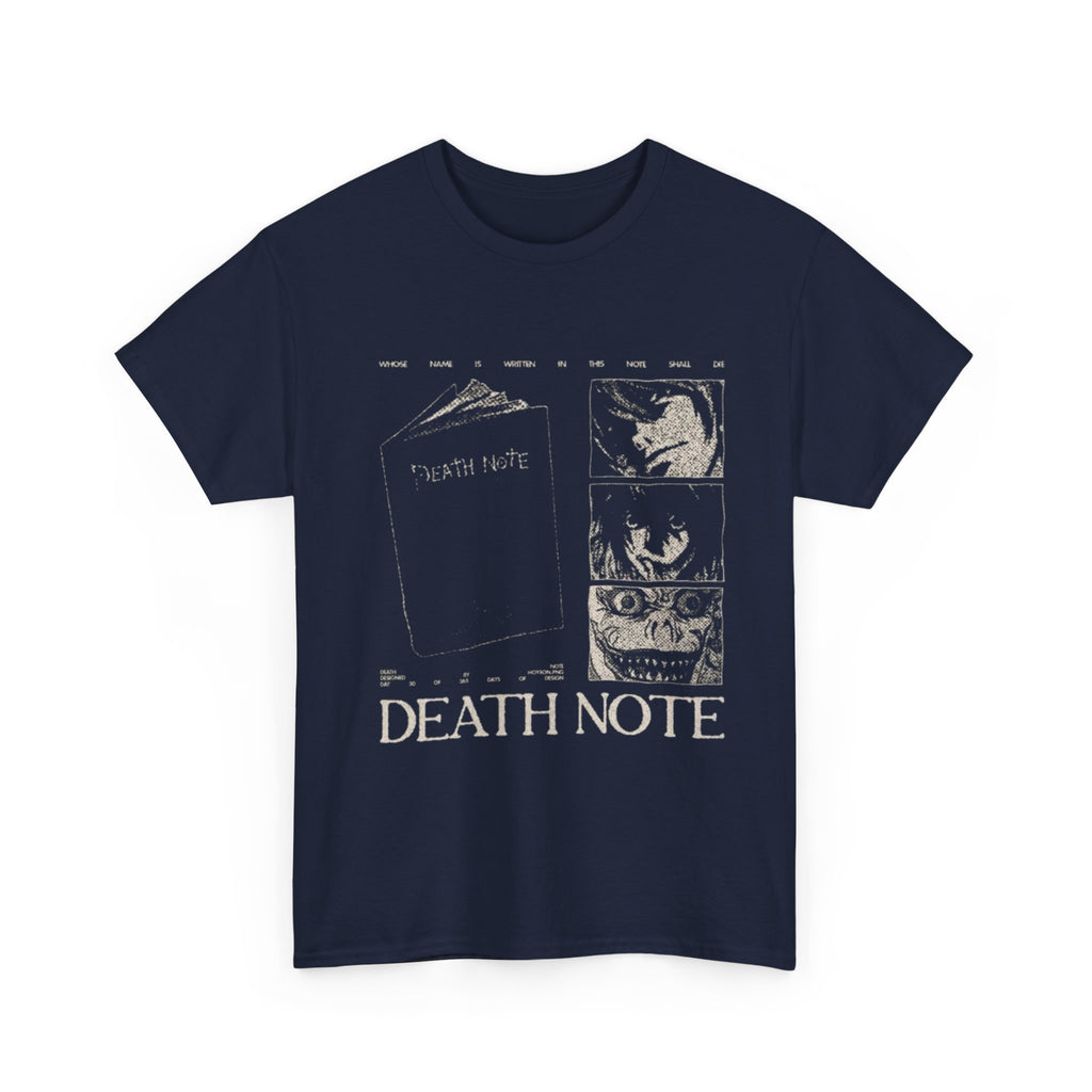 Death Note Graphic Tee — Vintage Manga Horror Shirt