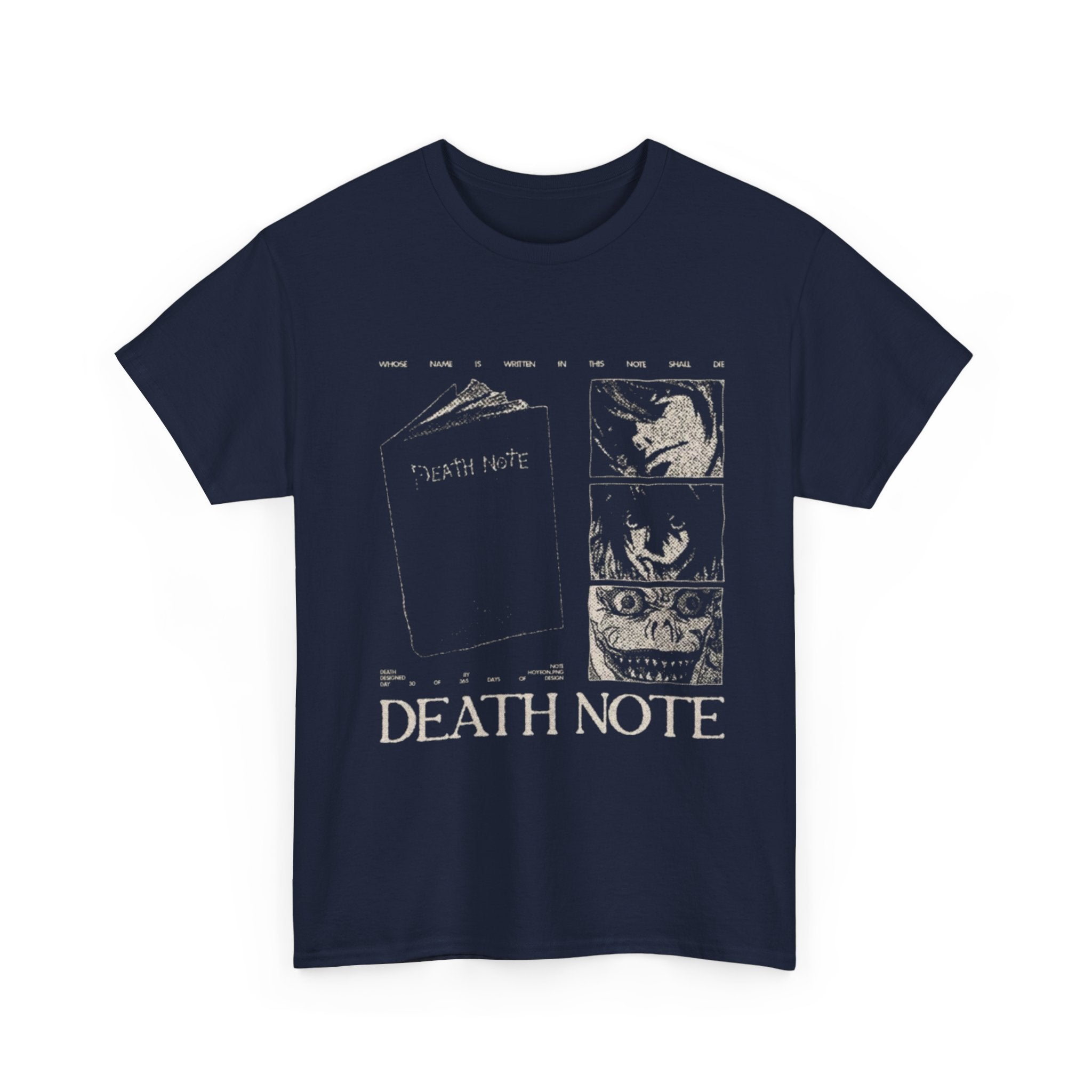 Death Note Graphic Tee — Vintage Manga Horror Shirt