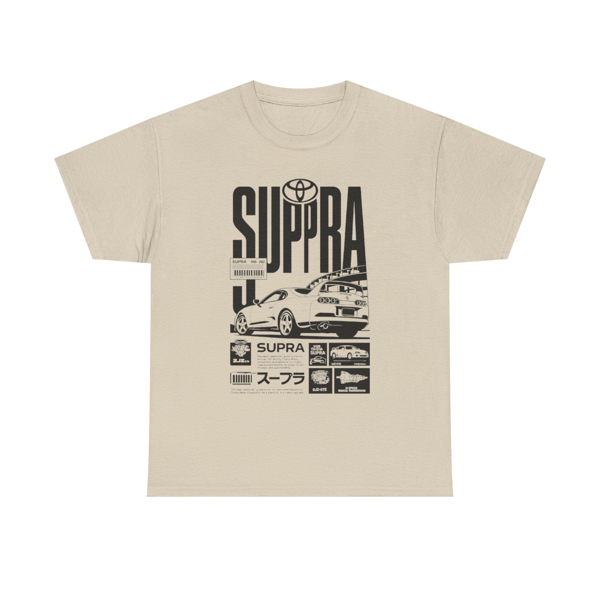 Supra Retro Racing Tee — Toyota Supra JDM Car Graphic T-Shirt