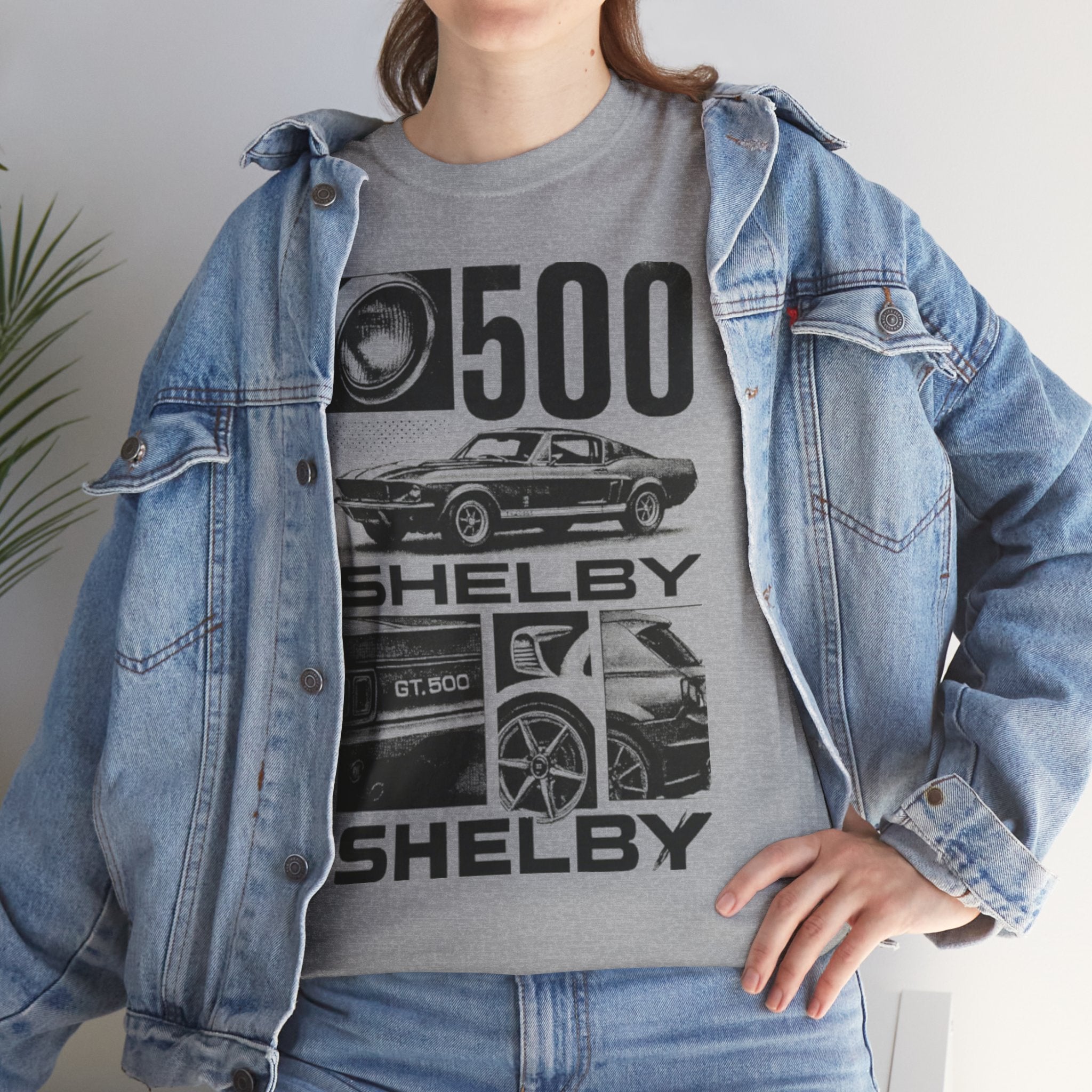 Classic Car Enthusiast Tee, Vintage Ride Shirt, Shelby GT500 Apparel, Automotive Gift, Unisex Cotton Tee