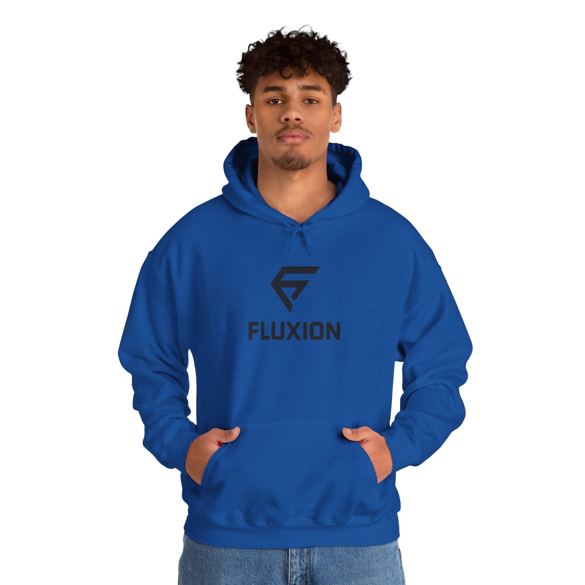 Fluxion Logo Hoodie — Minimal Tech Streetwear Pullover