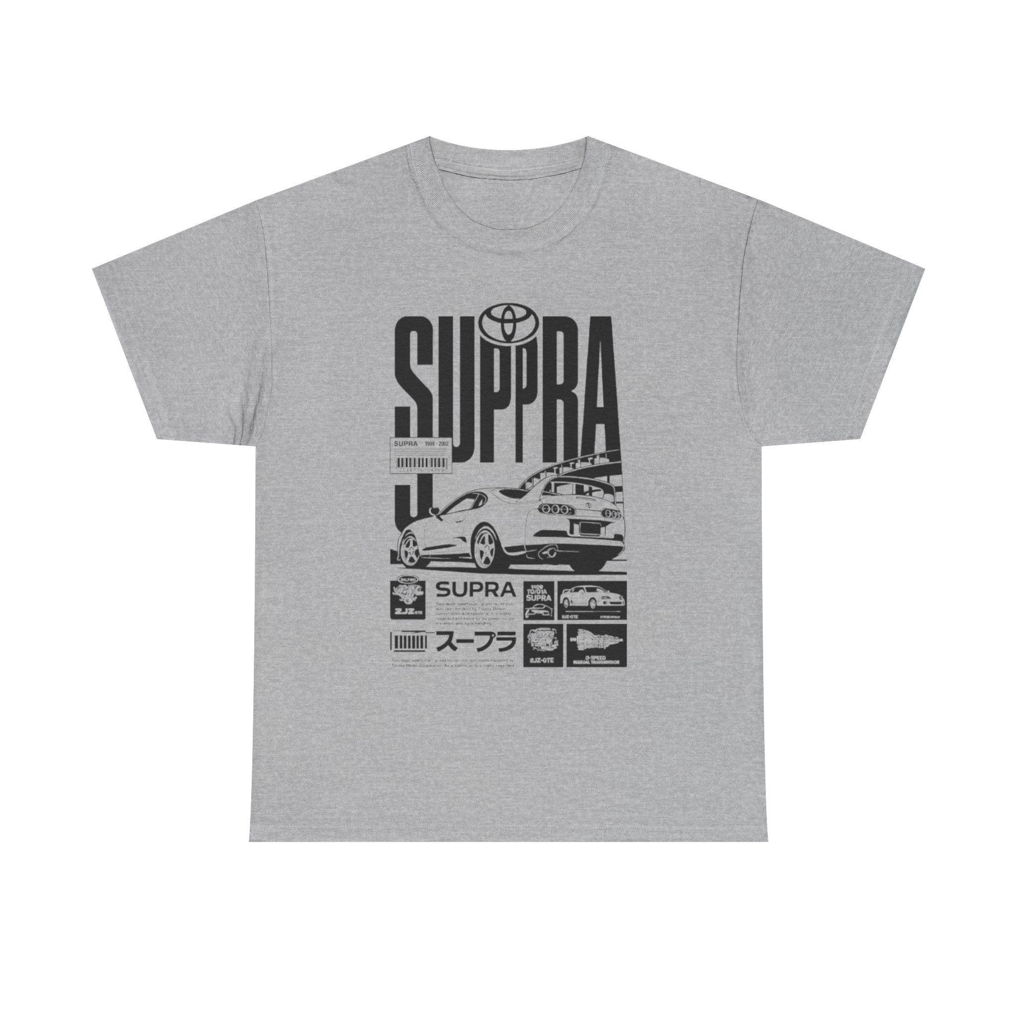 Supra Retro Racing Tee — Toyota Supra JDM Car Graphic T-Shirt