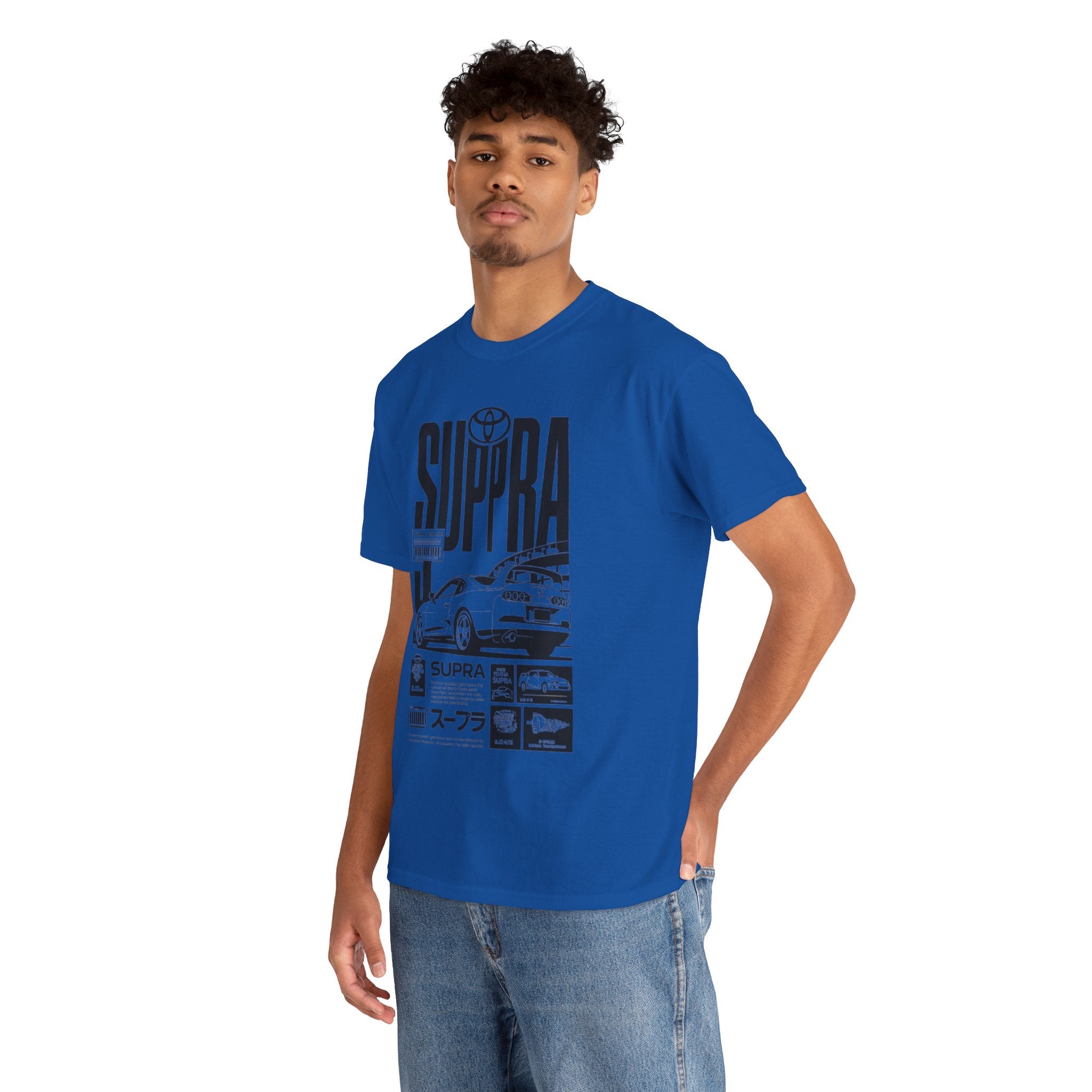 Supra Retro Racing Tee — Toyota Supra JDM Car Graphic T-Shirt