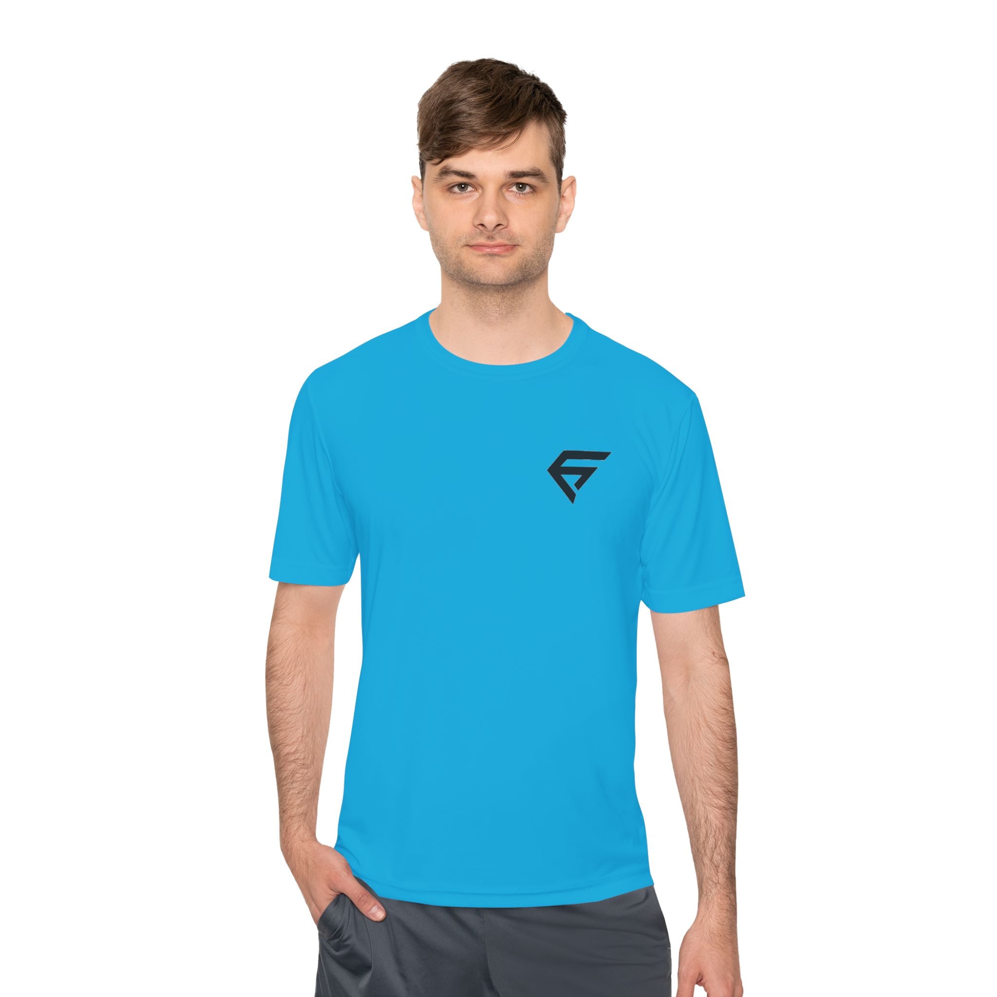 Performance Logo Tee — Moisture‑Wicking Athletic T‑Shirt