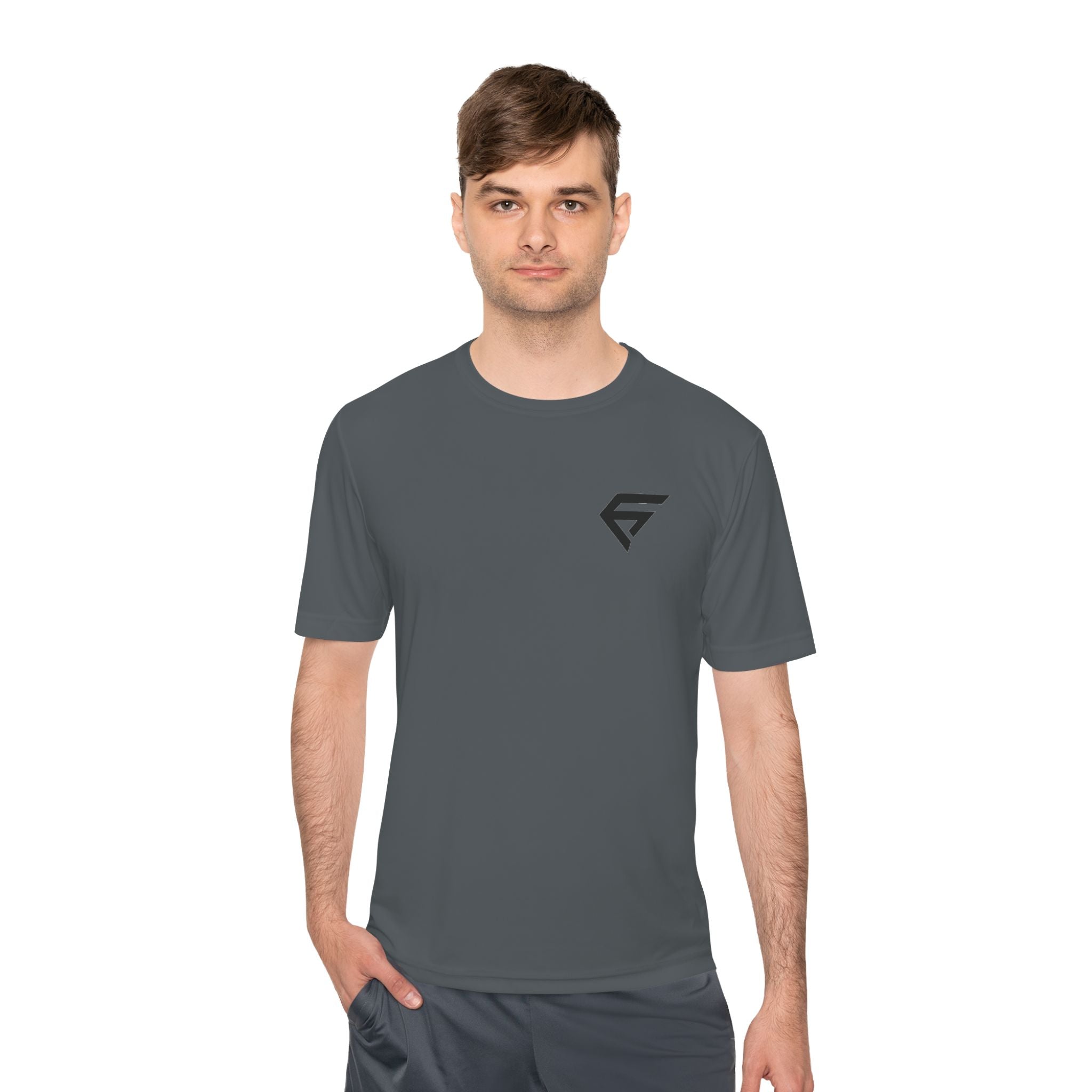 Performance Logo Tee — Moisture‑Wicking Athletic T‑Shirt