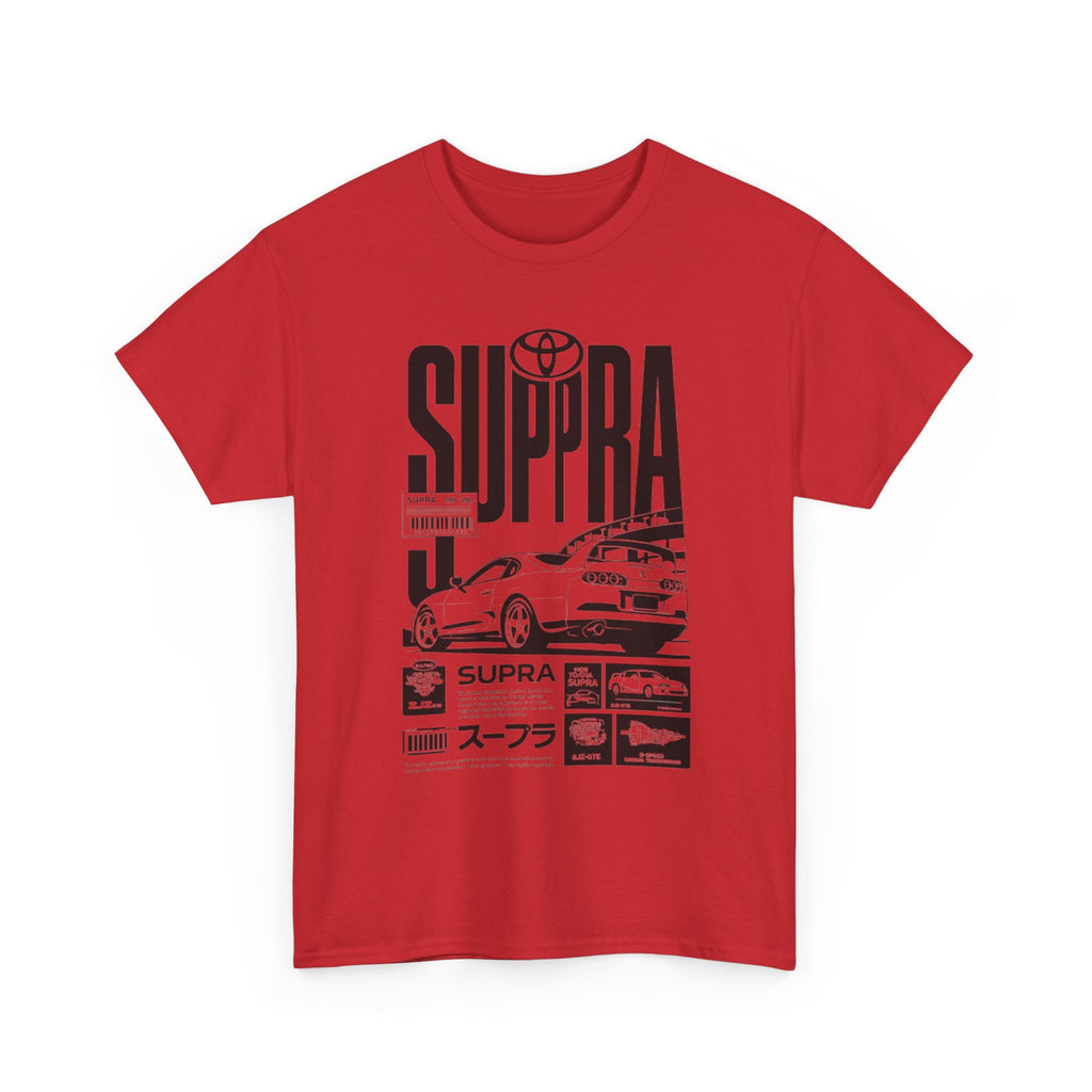 Supra Retro Racing Tee — Toyota Supra JDM Car Graphic T-Shirt