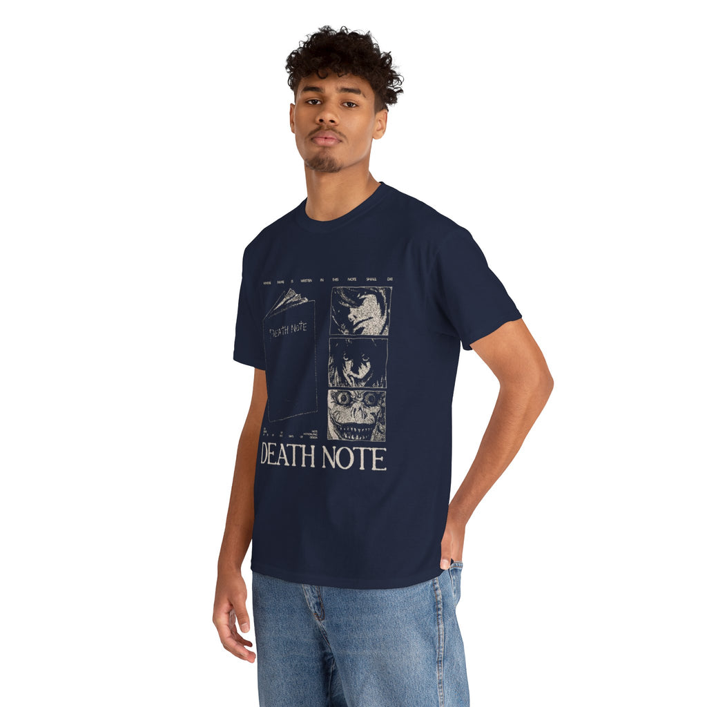 Death Note Graphic Tee — Vintage Manga Horror Shirt