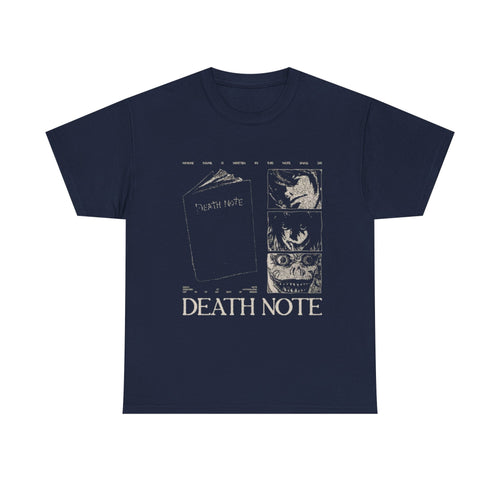 Death Note Graphic Tee — Vintage Manga Horror Shirt