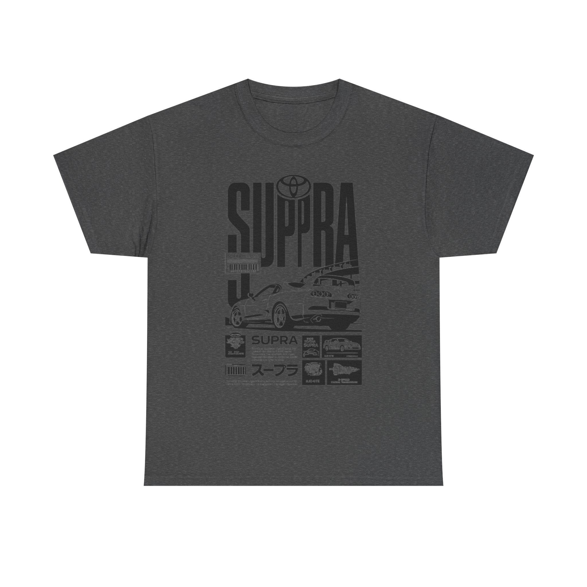 Supra Retro Racing Tee — Toyota Supra JDM Car Graphic T-Shirt