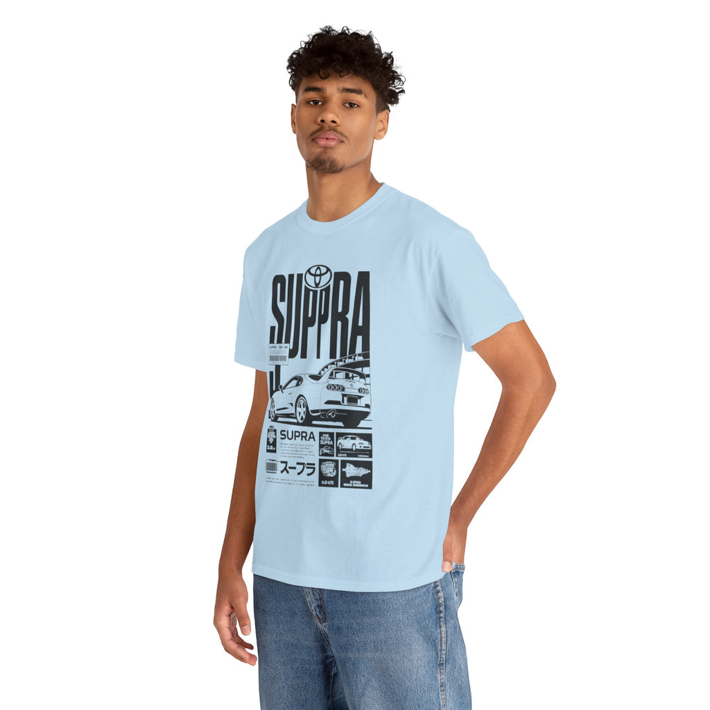 Supra Retro Racing Tee — Toyota Supra JDM Car Graphic T-Shirt