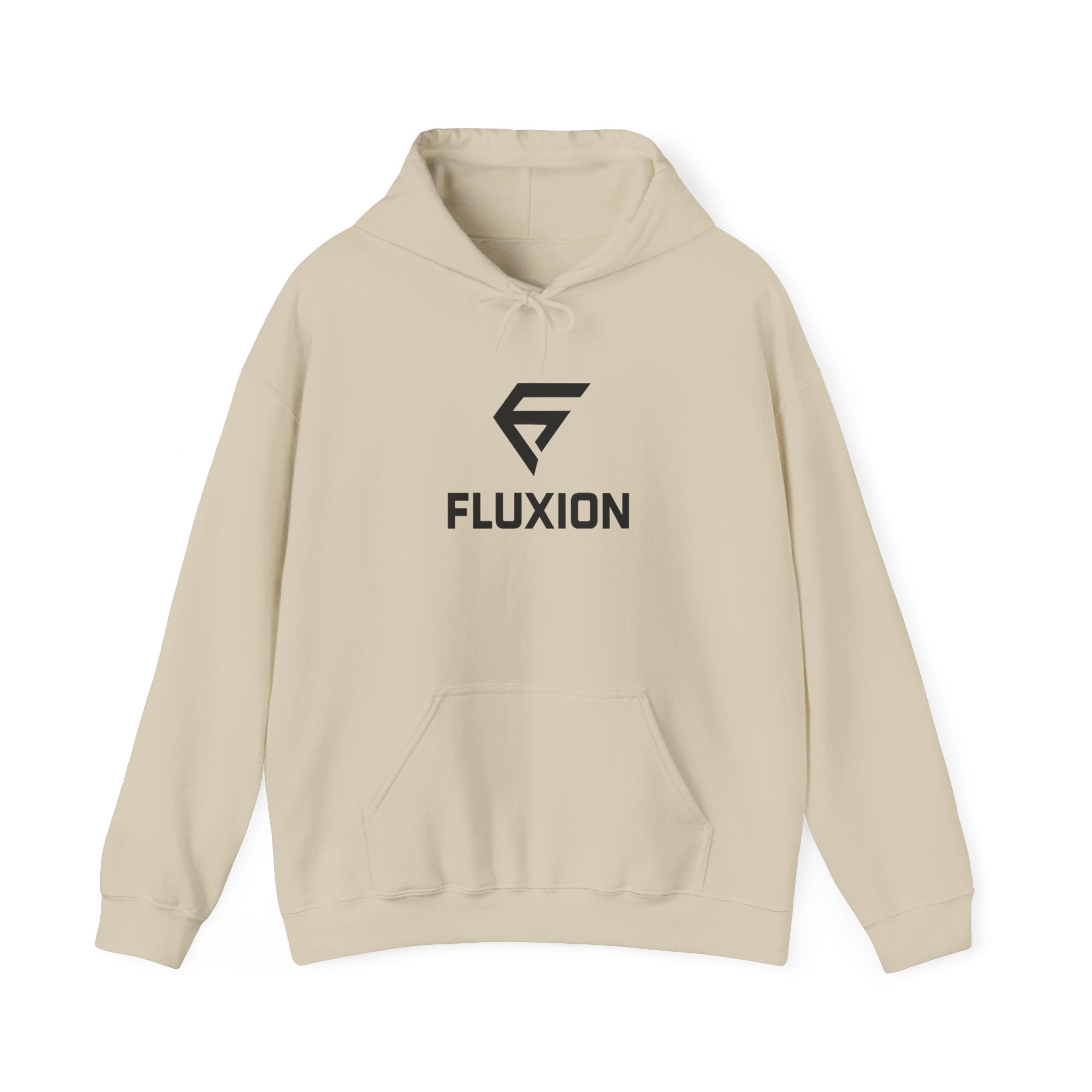 Fluxion Logo Hoodie — Minimal Tech Streetwear Pullover