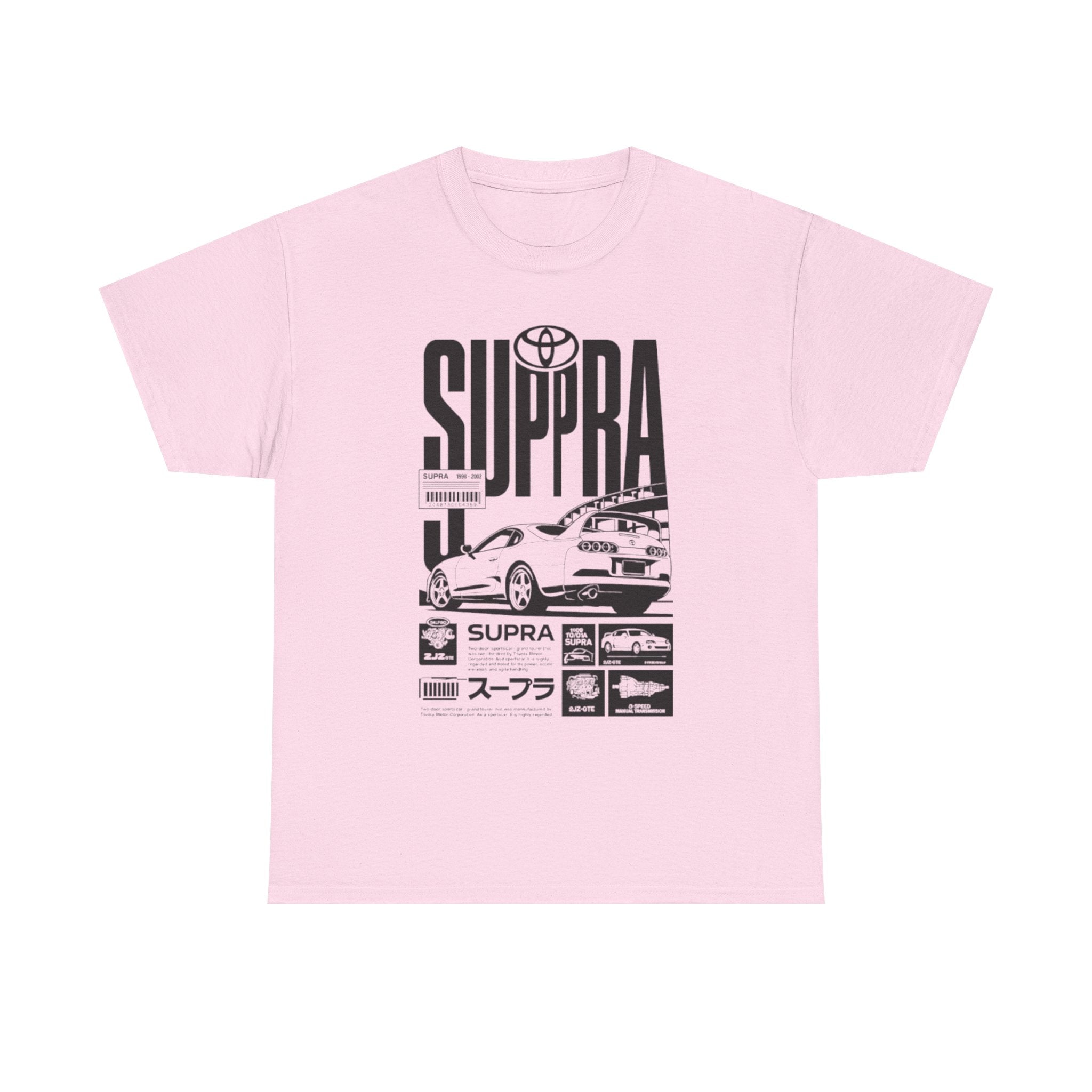 Supra Retro Racing Tee — Toyota Supra JDM Car Graphic T-Shirt