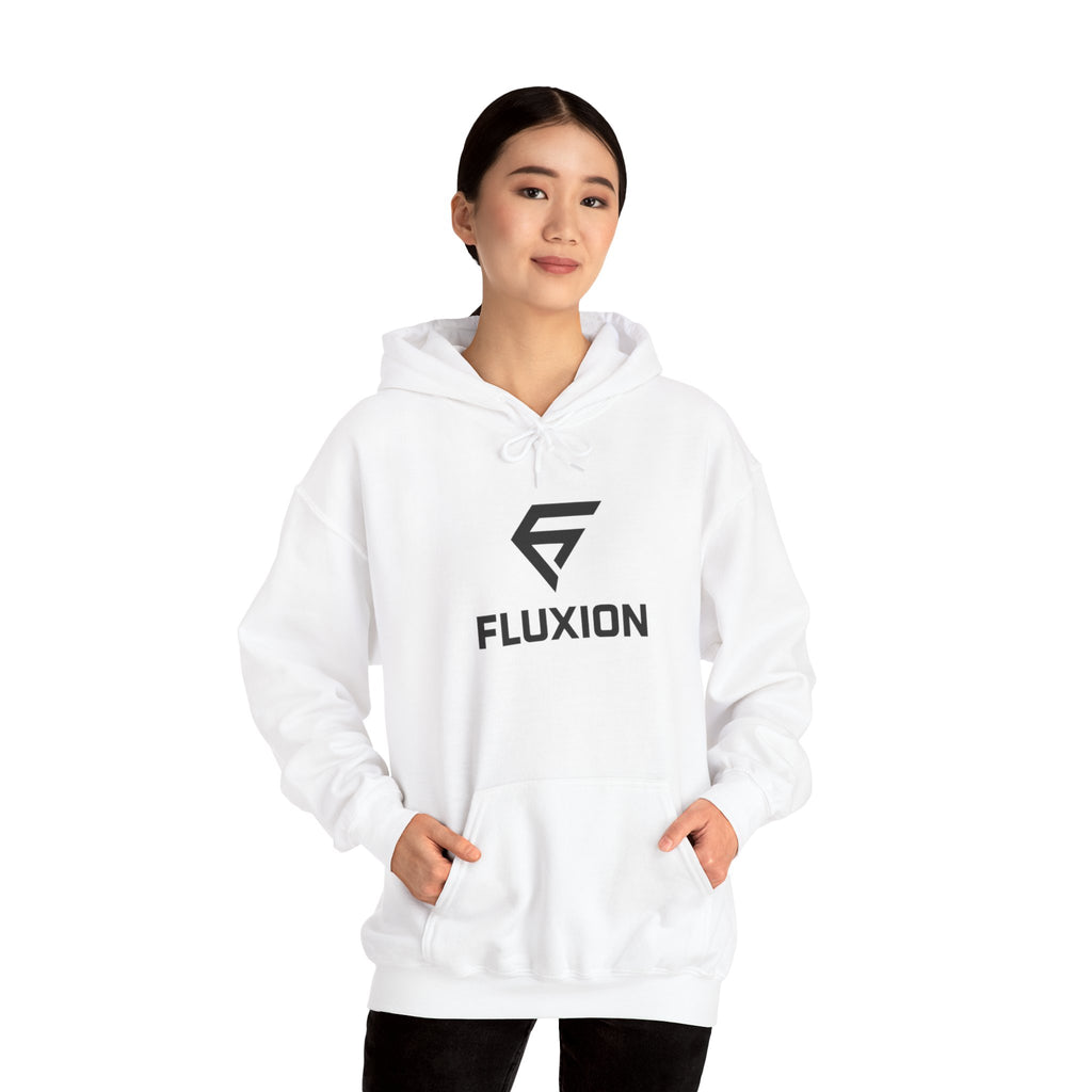 Fluxion Logo Hoodie — Minimal Tech Streetwear Pullover