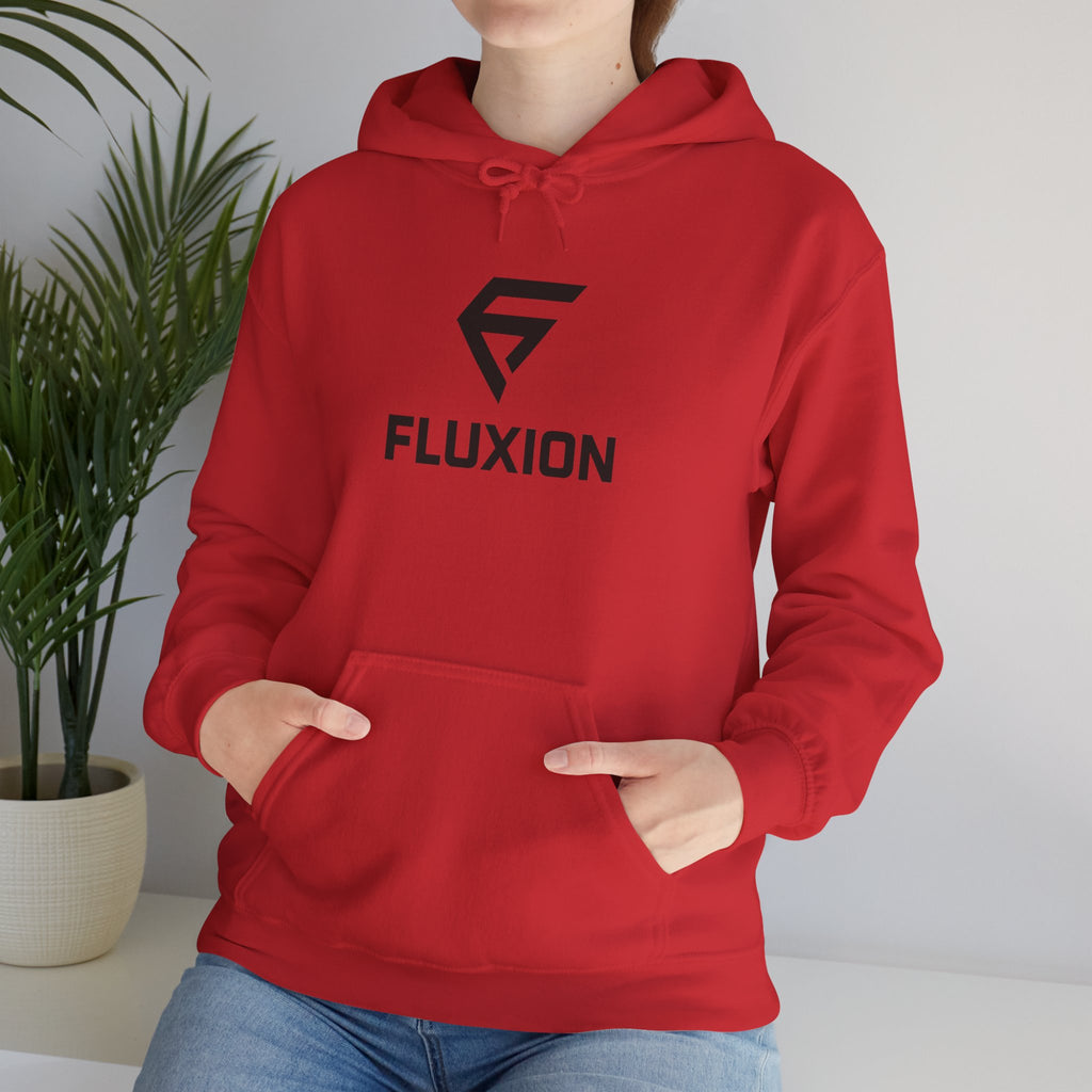 Fluxion Logo Hoodie — Minimal Tech Streetwear Pullover