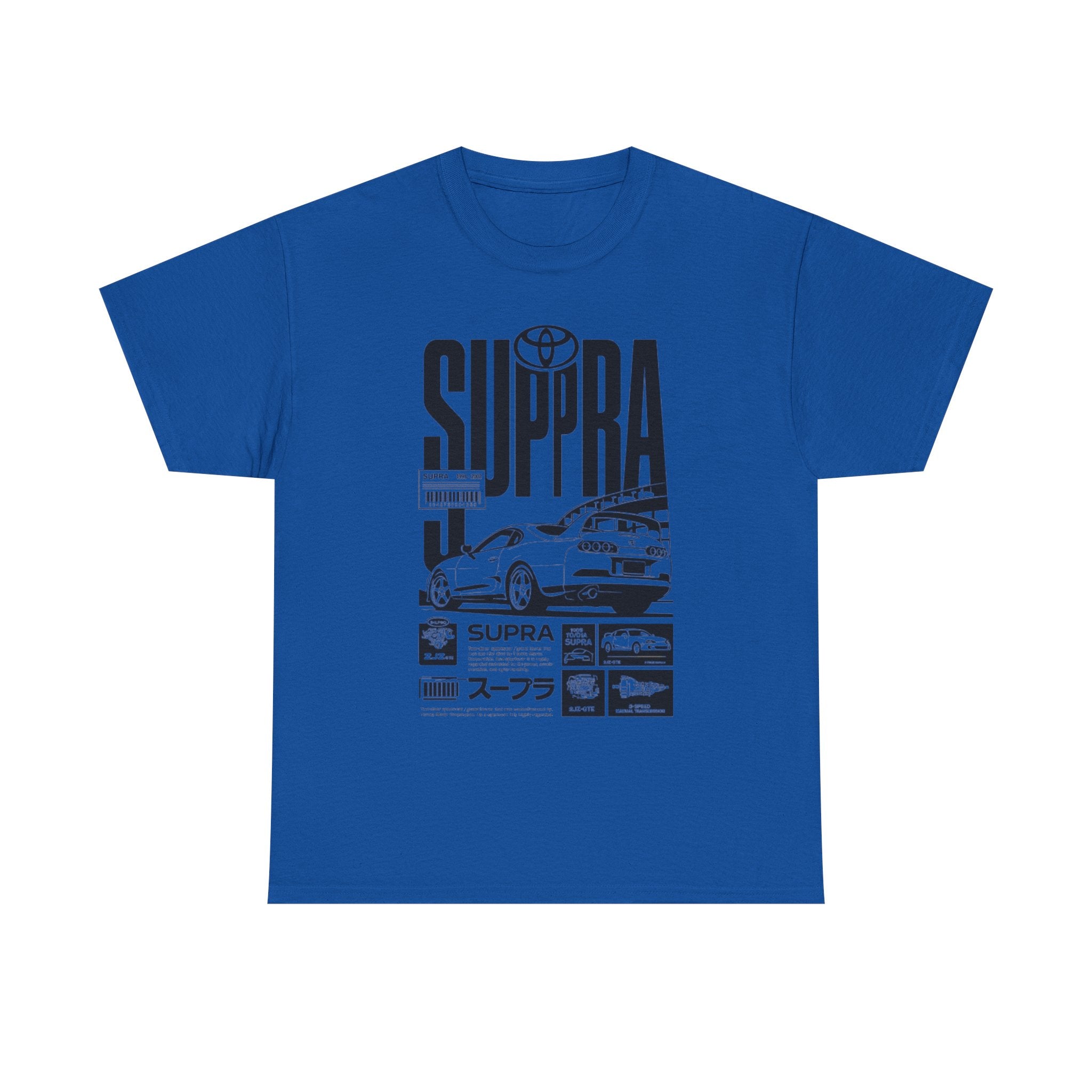 Supra Retro Racing Tee — Toyota Supra JDM Car Graphic T-Shirt