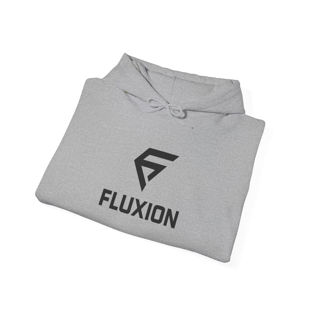 Fluxion Logo Hoodie — Minimal Tech Streetwear Pullover