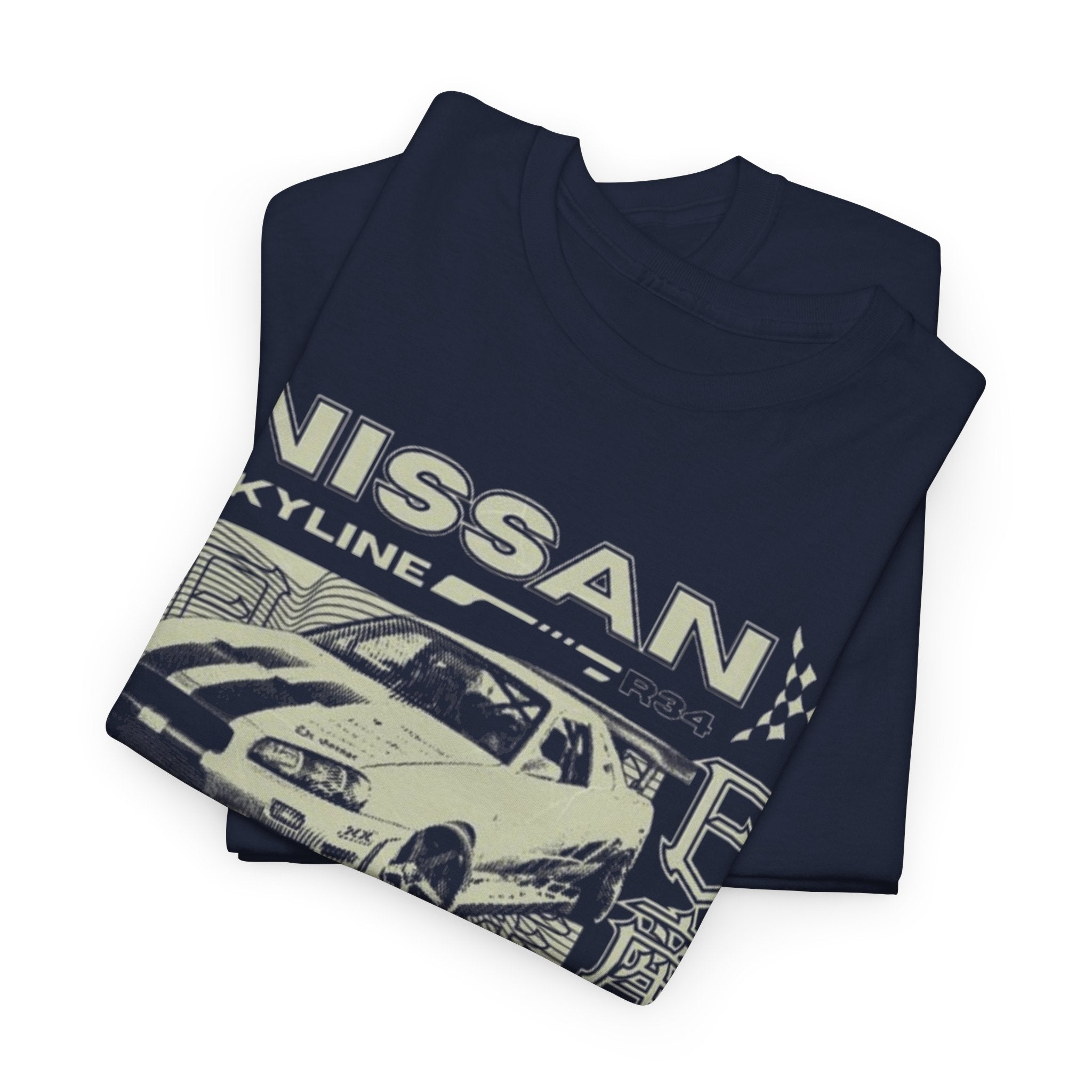 Nissan Skyline Graphic Tee, Unisex Heavy Cotton T-Shirt, Car Enthusiast Apparel, Gift for Auto Lovers, Vintage Style Tee