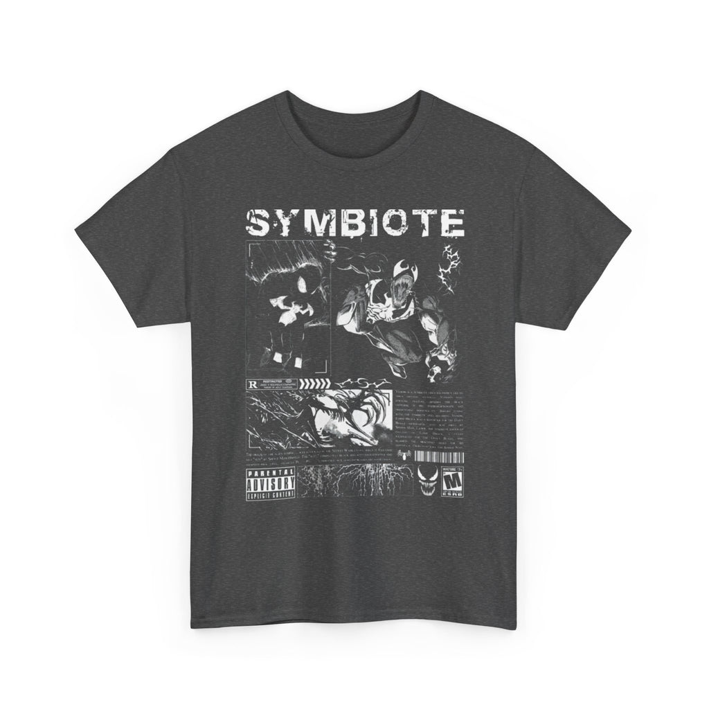 Symbiote Graphic Tee — Black Comic Horror Shirt