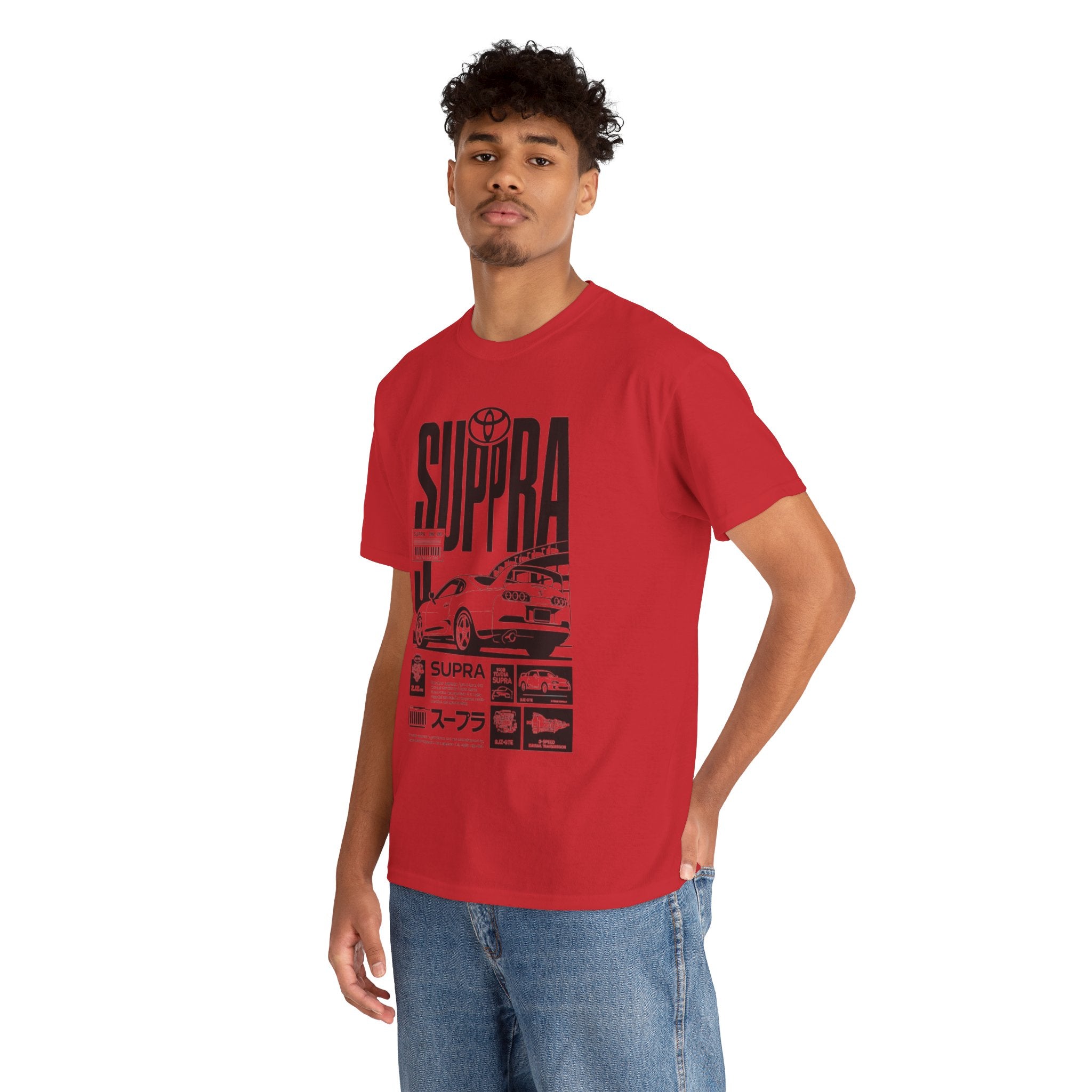 Supra Retro Racing Tee — Toyota Supra JDM Car Graphic T-Shirt