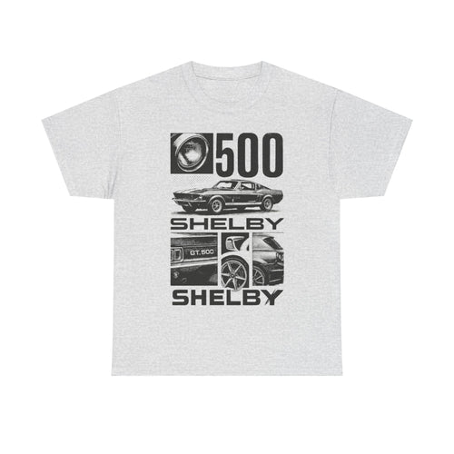 Classic Car Enthusiast Tee, Vintage Ride Shirt, Shelby GT500 Apparel, Automotive Gift, Unisex Cotton Tee