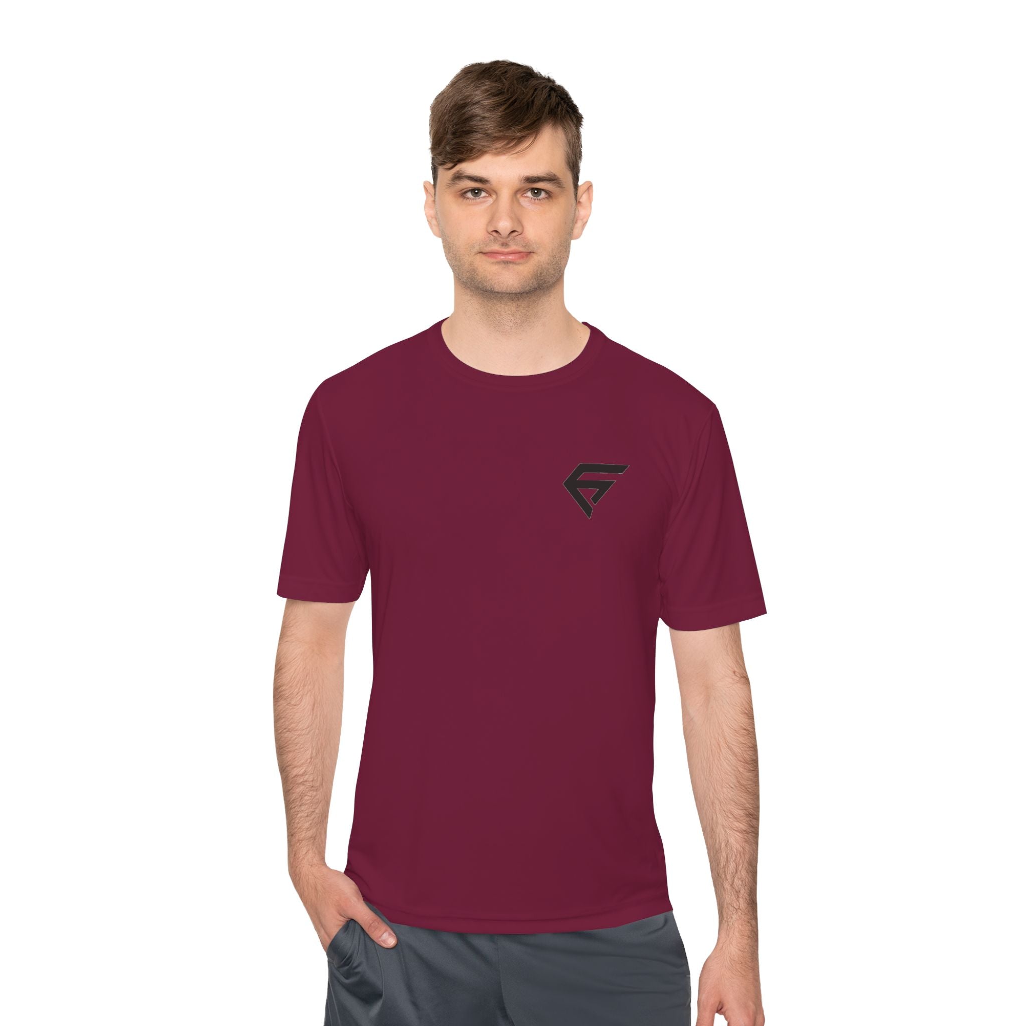 Performance Logo Tee — Moisture‑Wicking Athletic T‑Shirt
