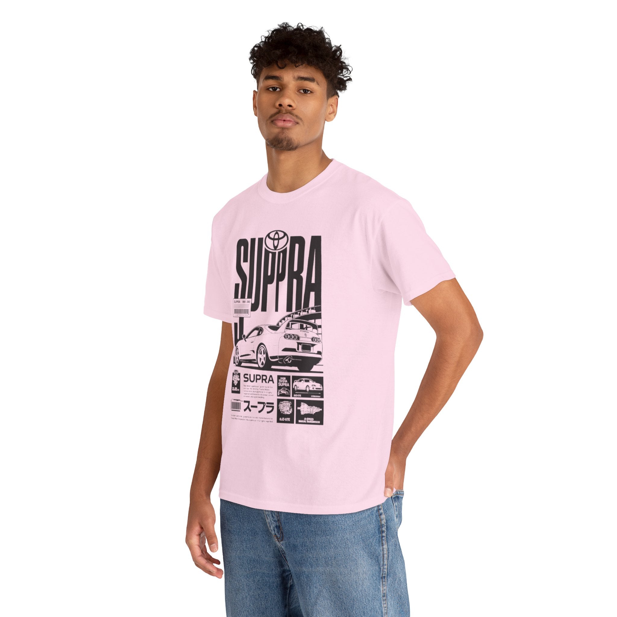 Supra Retro Racing Tee — Toyota Supra JDM Car Graphic T-Shirt