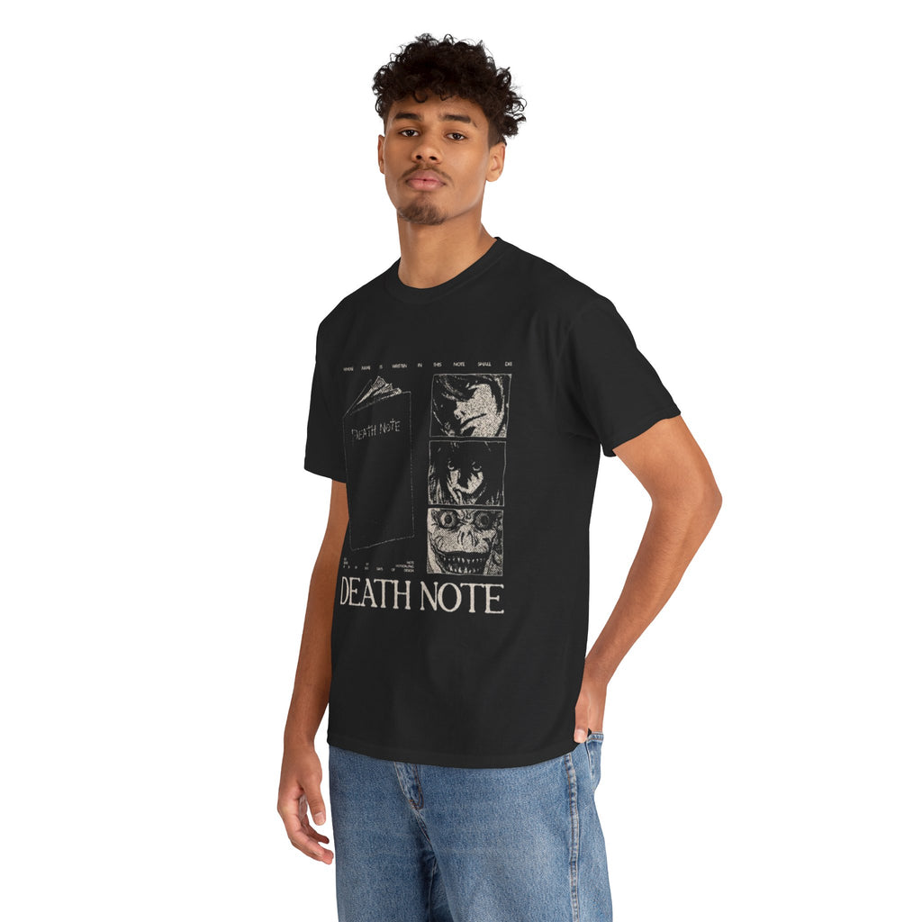 Death Note Graphic Tee — Vintage Manga Horror Shirt